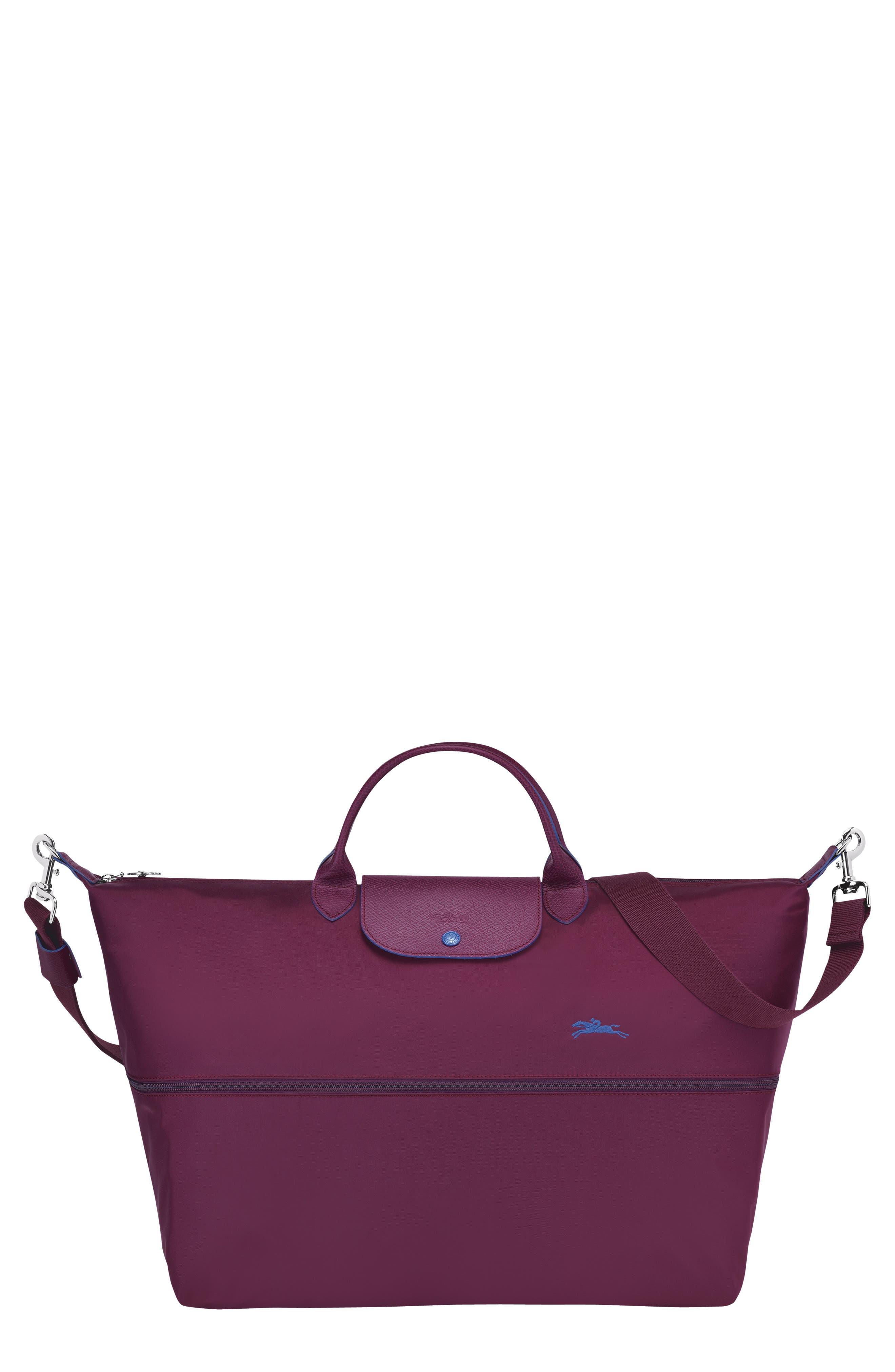 Longchamp Le Pliage Expandable Nylon Tote in Purple Lyst