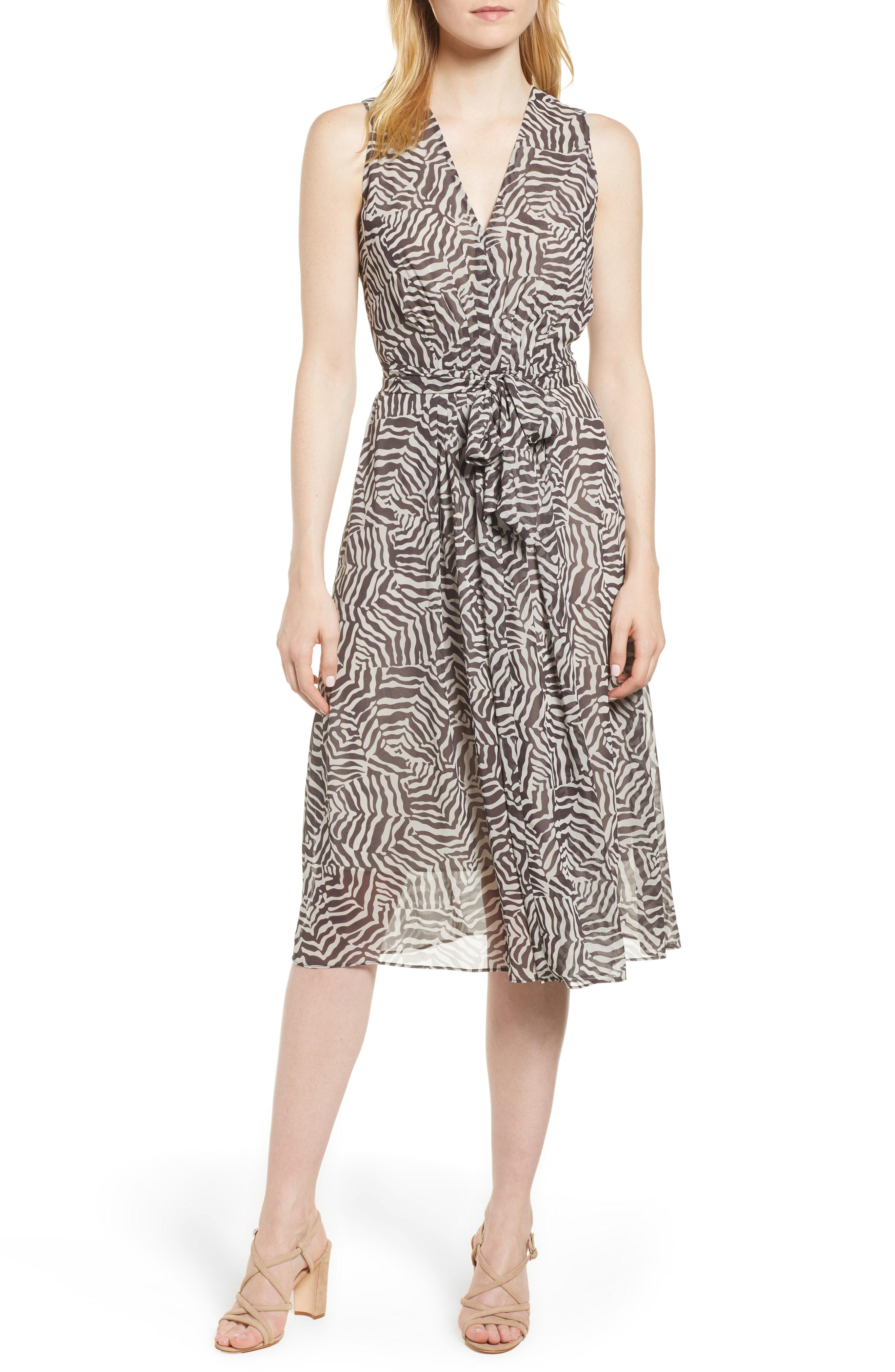 anne klein animal print dress