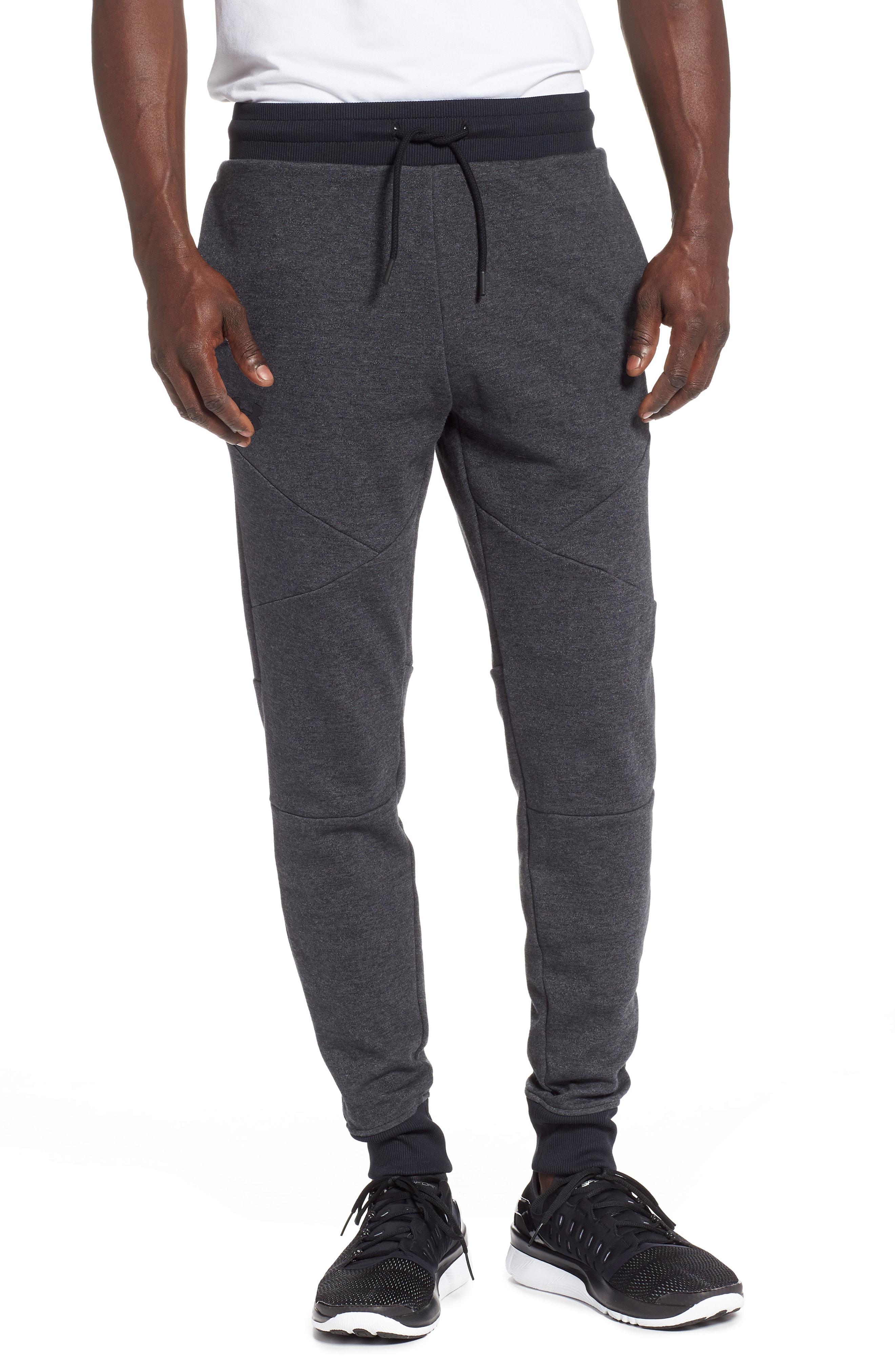 Under Armour Unstoppable Double Knit Jogger Pants in Black for Men - Lyst