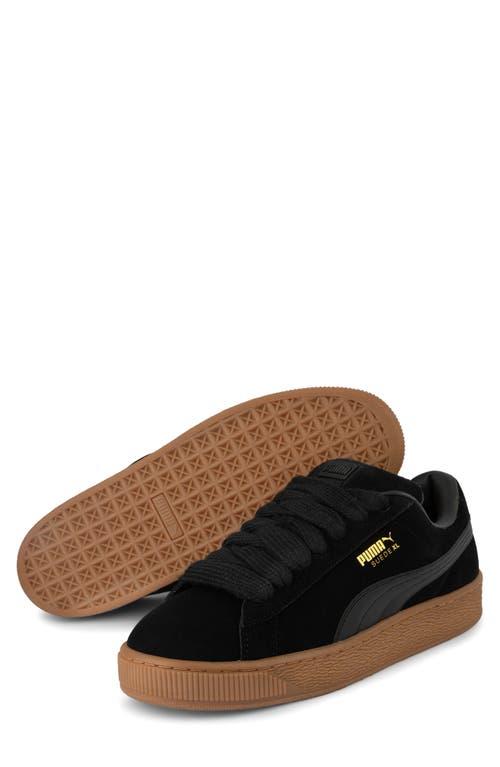 Black puma with gum sole best sale