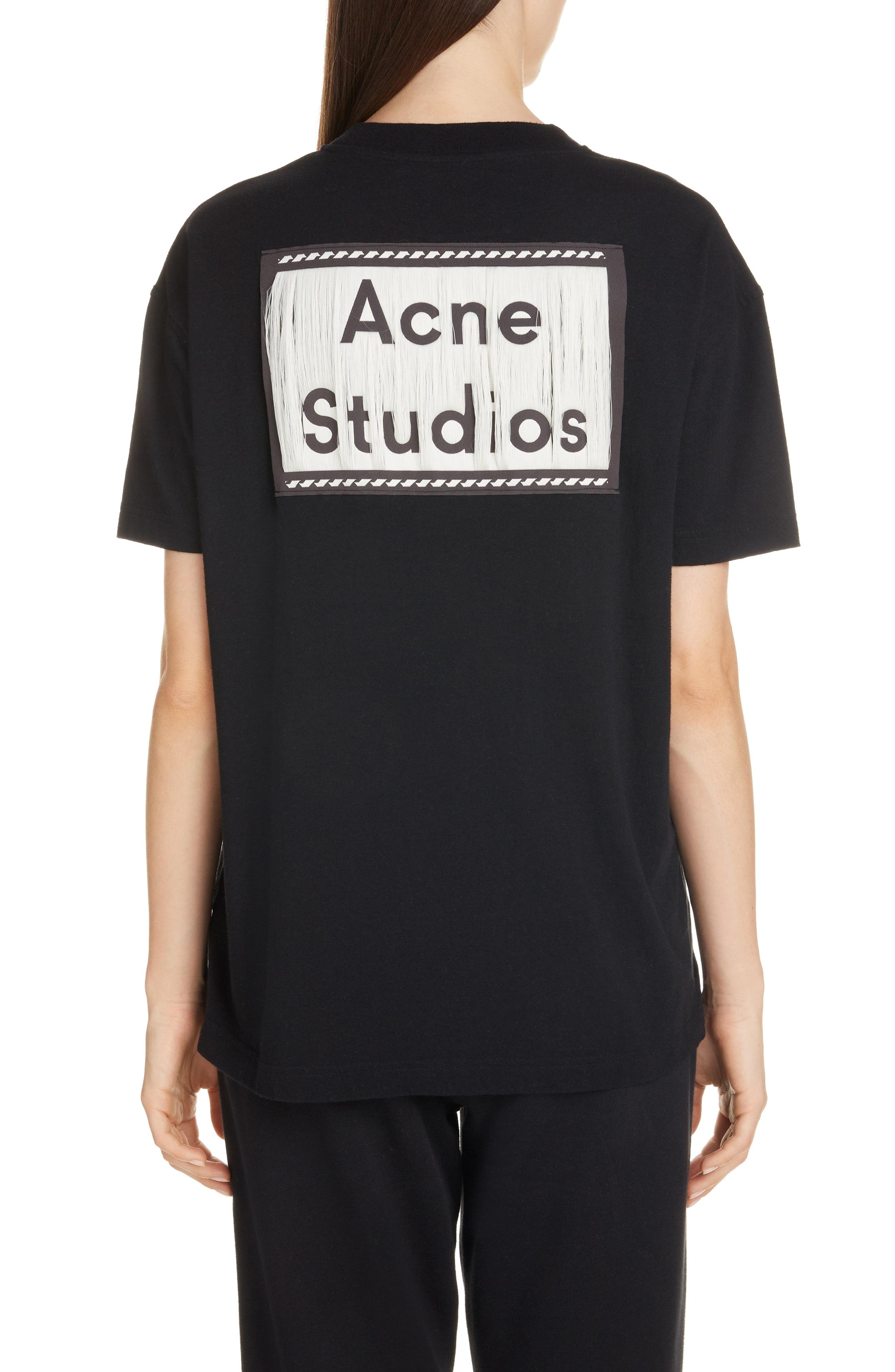 acne studios t shirt black