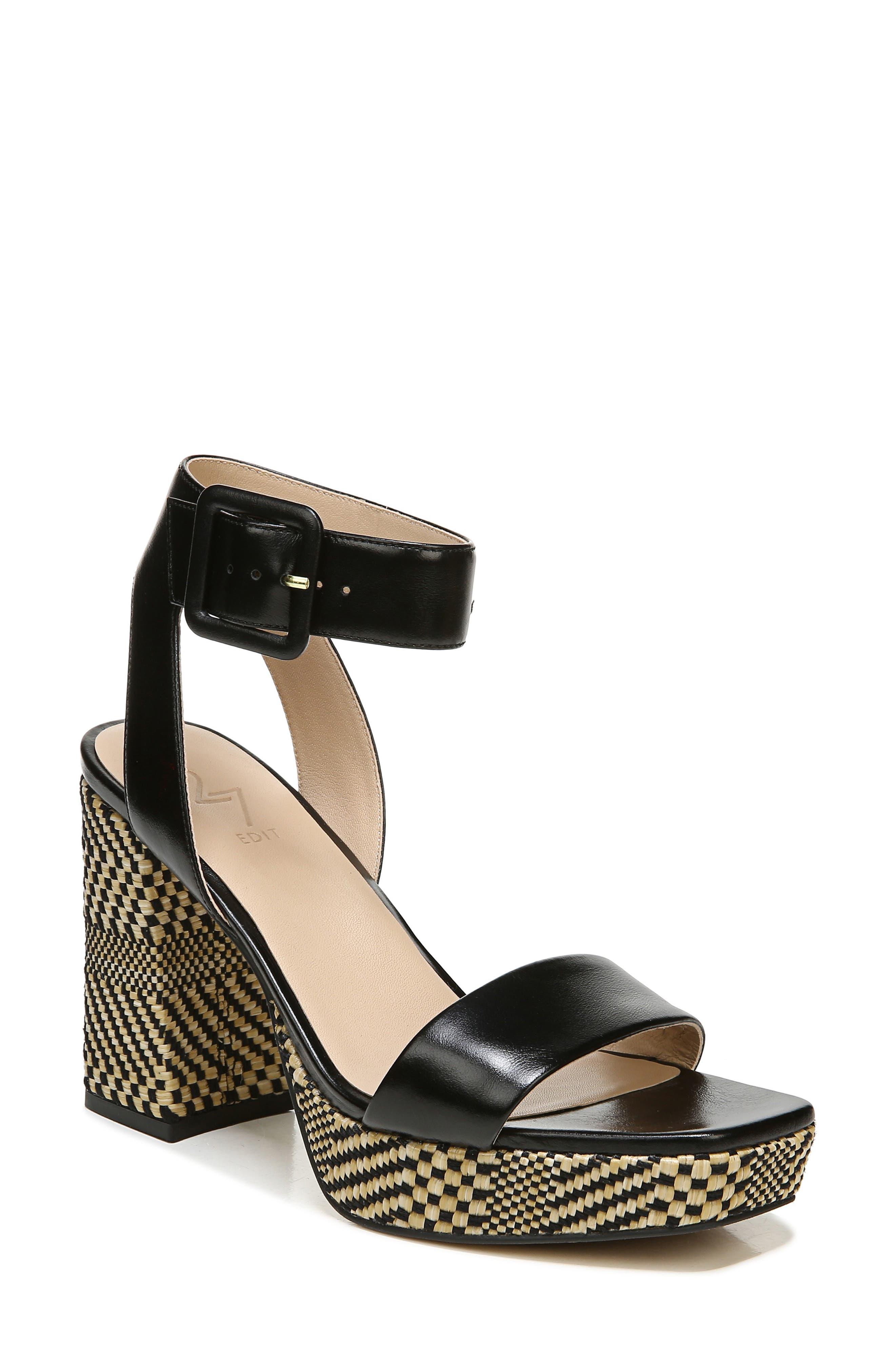 27 EDIT Naturalizer Jaselle Platform High Heel Sandal in Black Lyst