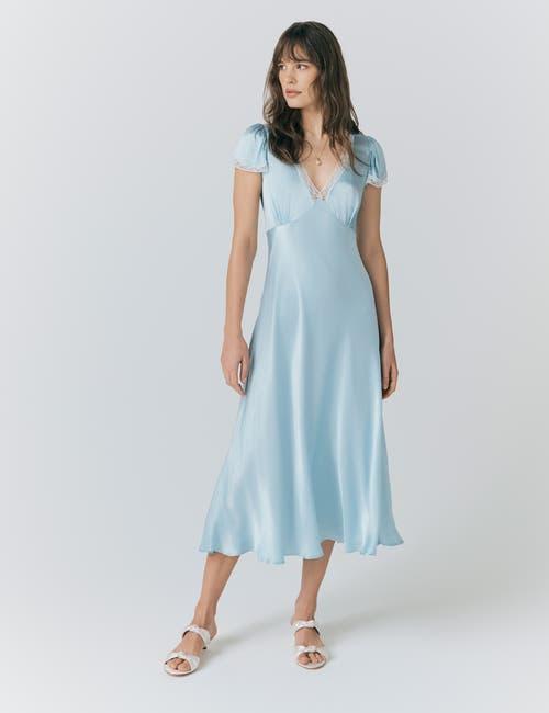 cut out lace long dress s High Collar Lace Maxi Dress Cutout Slim Long Sleeve – AmiEmi
