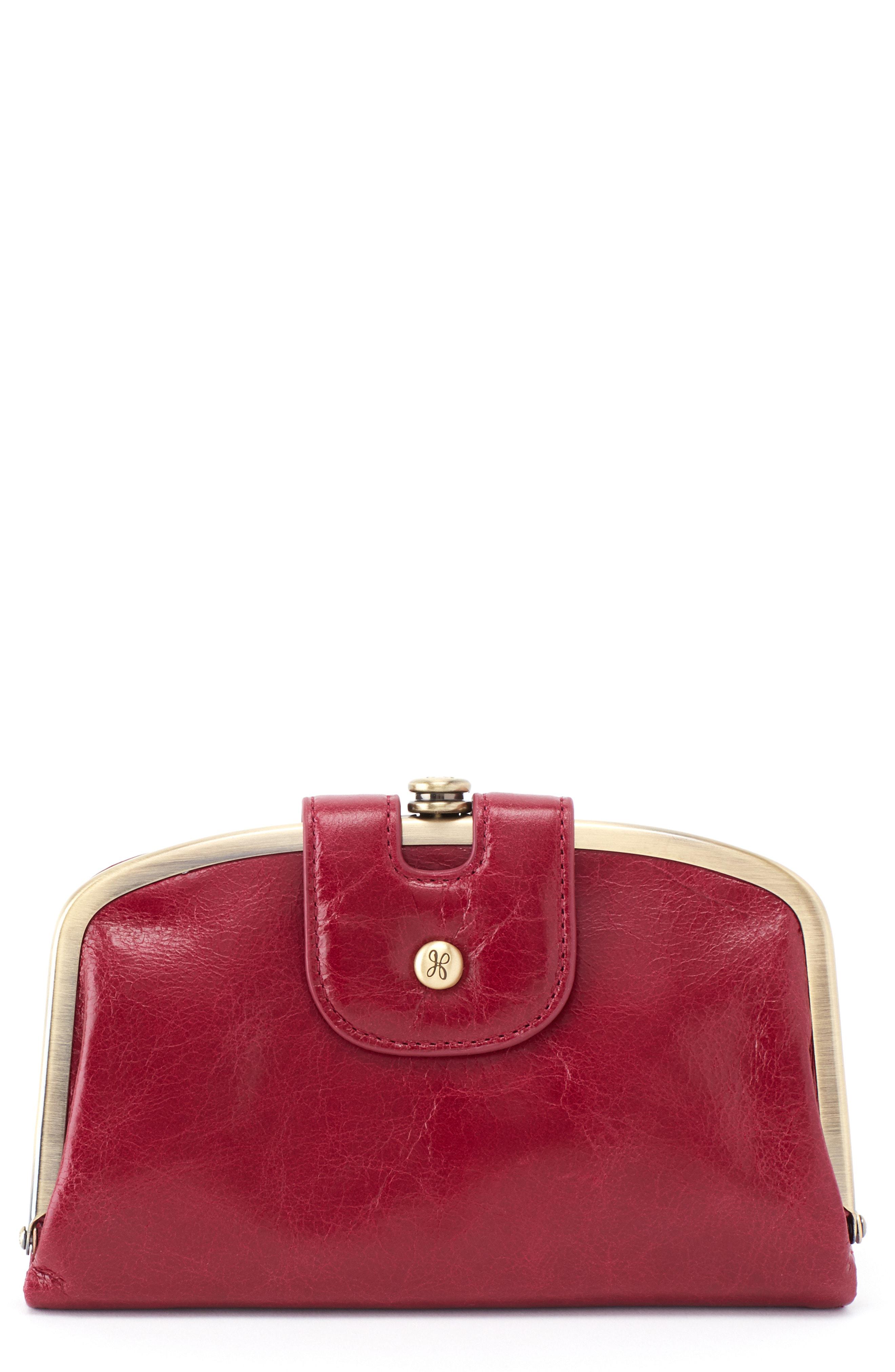 Hobo International Leather Halo Wallet in Ruby (Red) Lyst