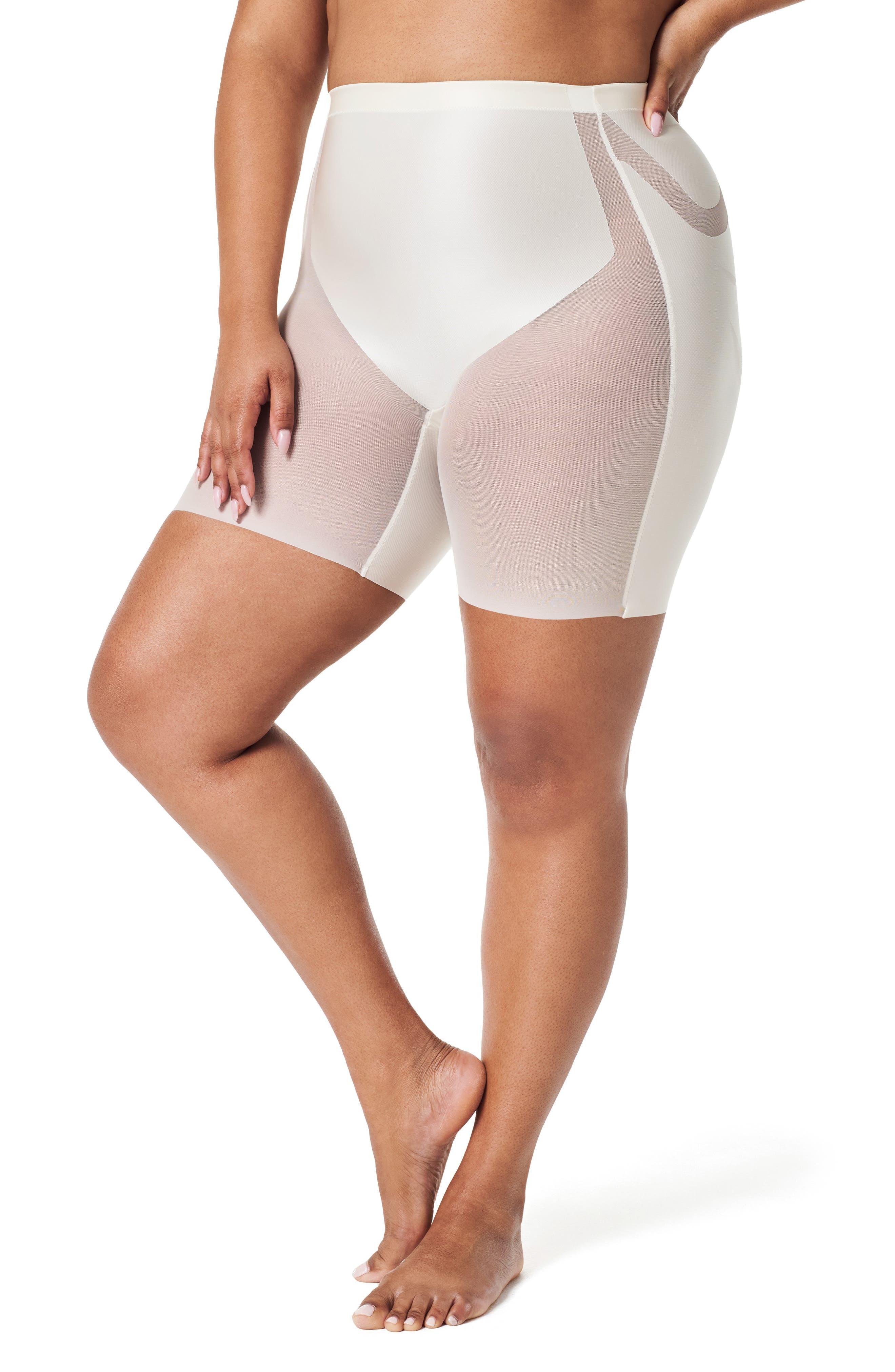Spanx Spanx Booty Lifting Mid-thigh Shorts in White