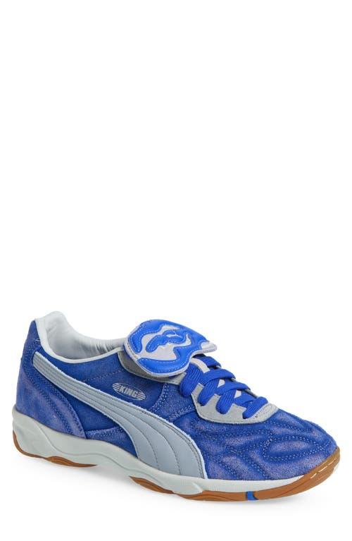 PUMA X Kidsuper Studios King Indoor Soccer Cleat in Blue for Men