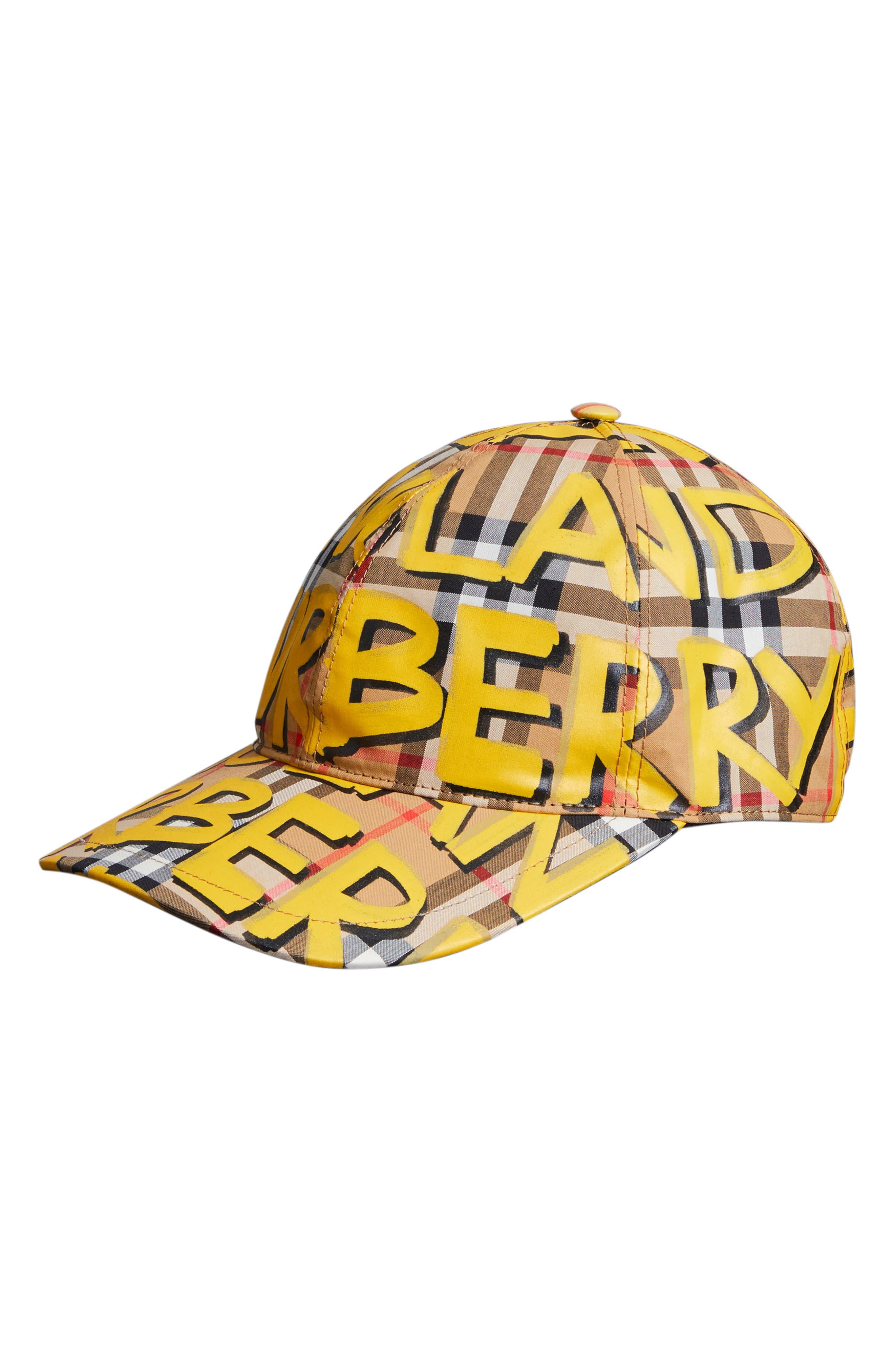 burberry graffiti cap