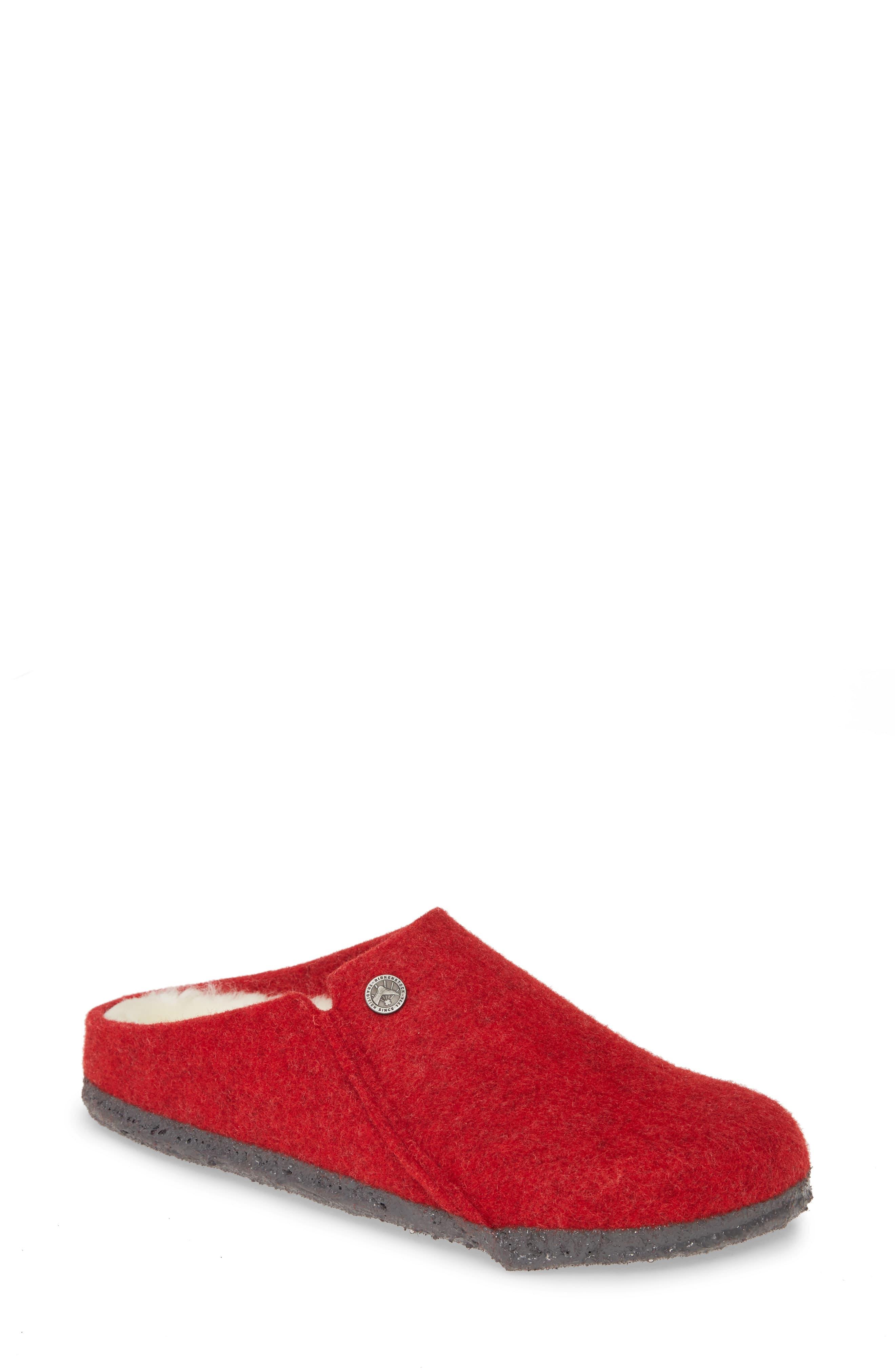 birkenstock zermatt red plaid