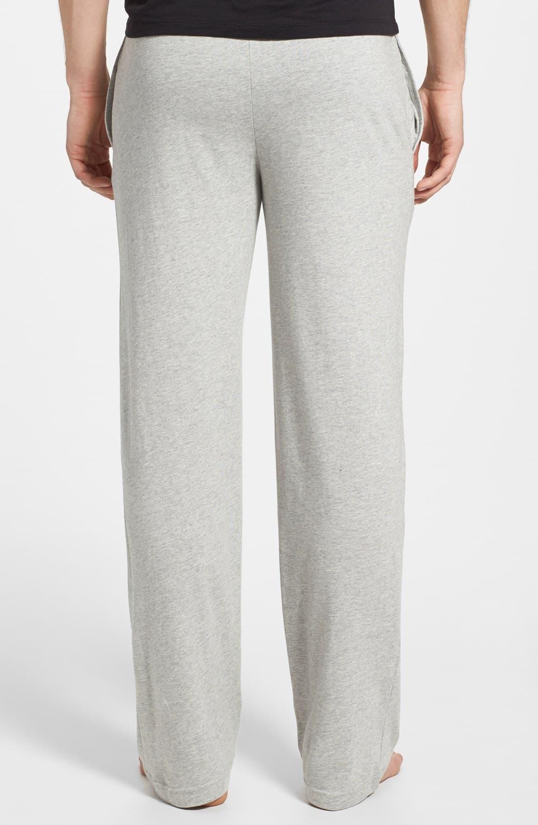 grey polo pajama pants