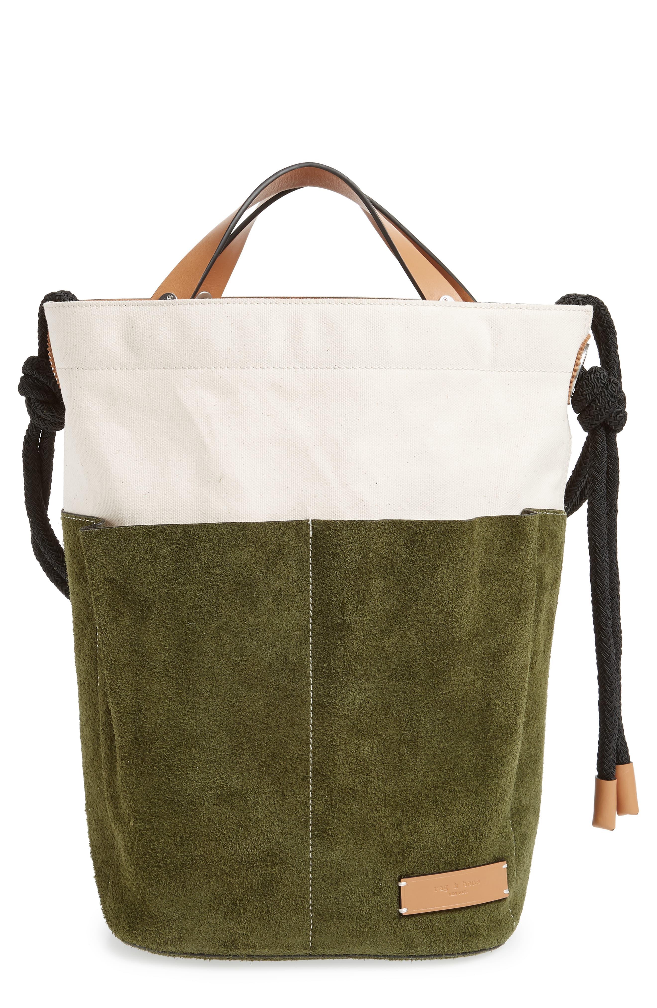 canvas sling tote bag