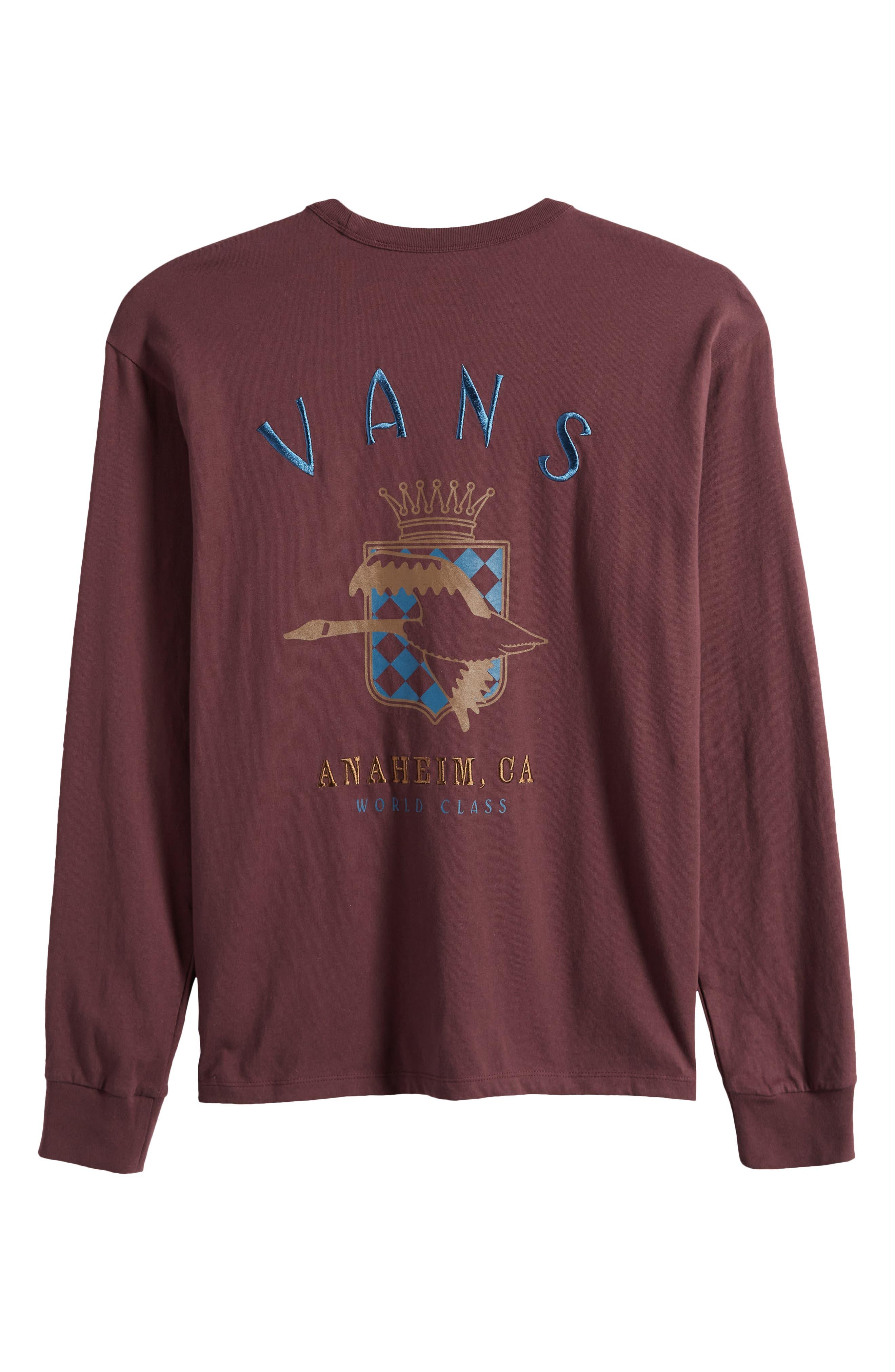 Vans Amusement 66 Embroidered Detail Long Sleeve Graphic T-shirt in Purple  for Men | Lyst