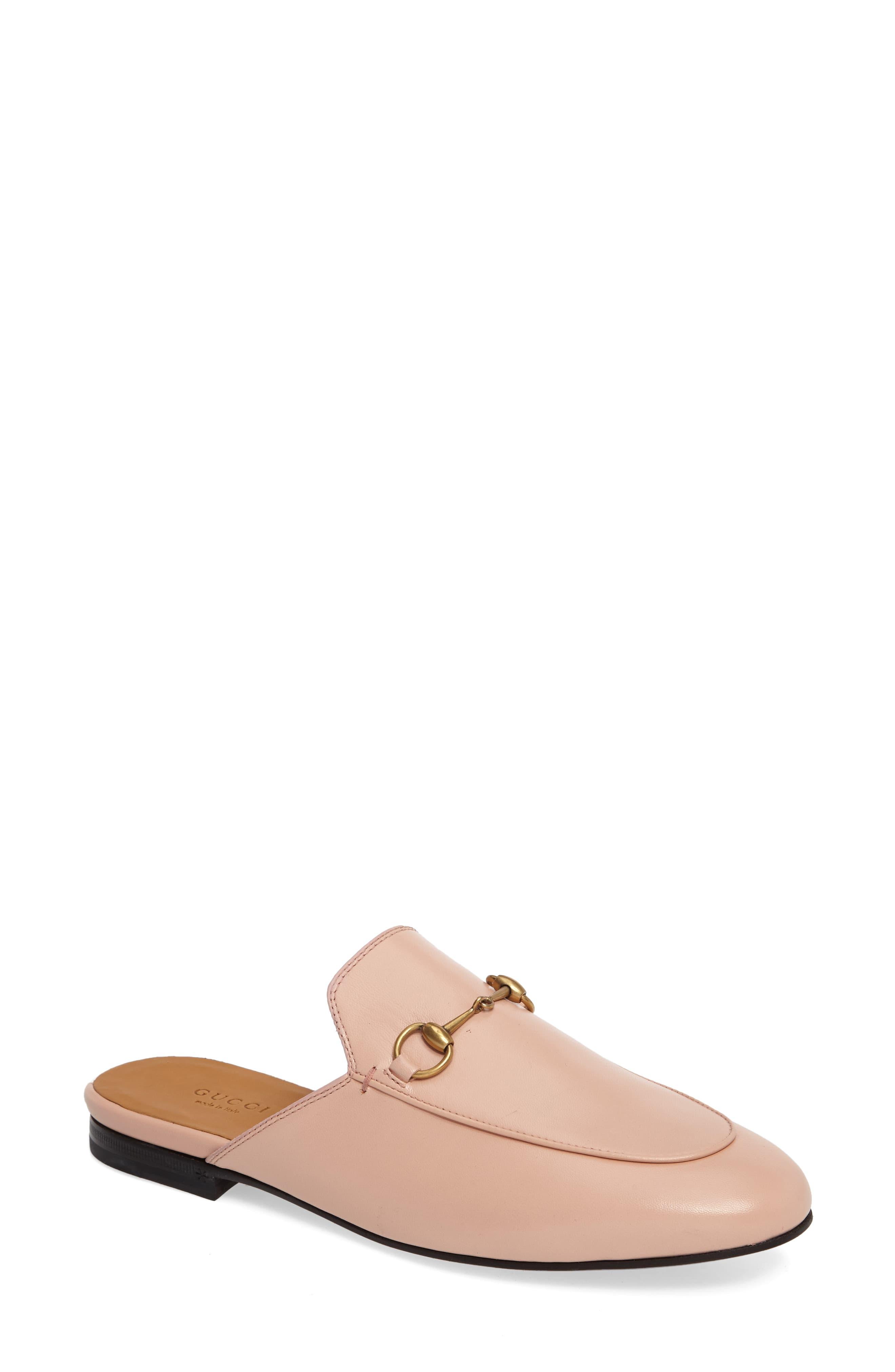 gucci princetown light pink