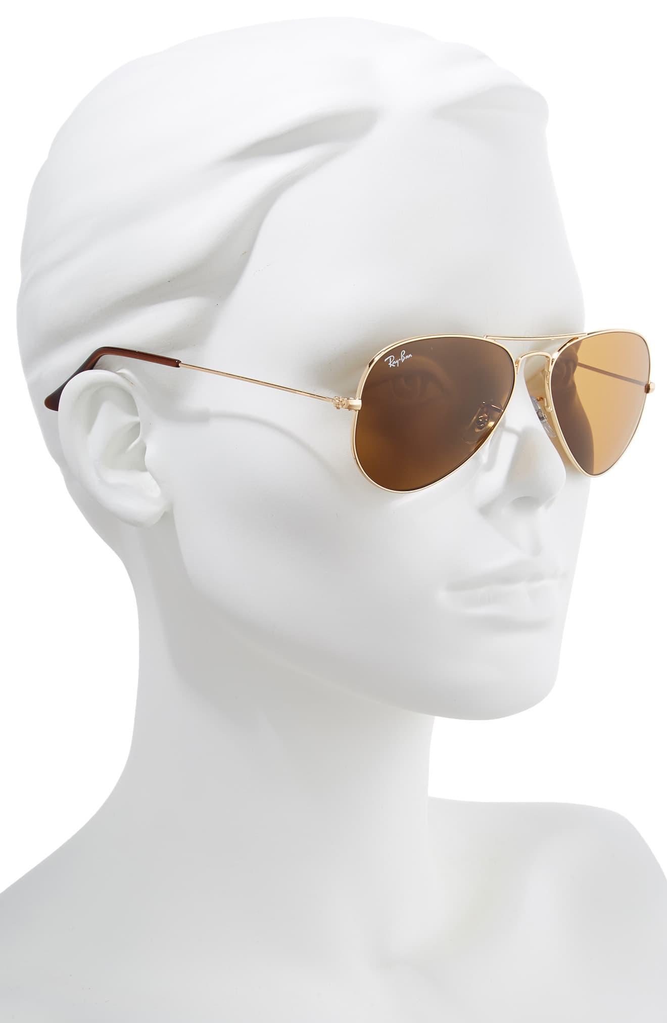 RayBan Small Original 55mm Aviator Sunglasses Lyst