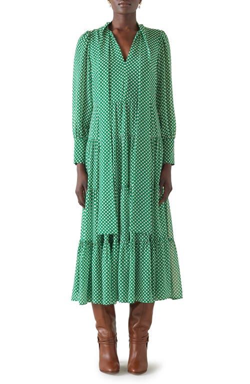 lk bennett green polka dot dress Tiered Dress Robyn Lk Bennett Green Polka Dot Dress LK Bennett Marianne Spot Print Midi Dress, Green ShopStyle