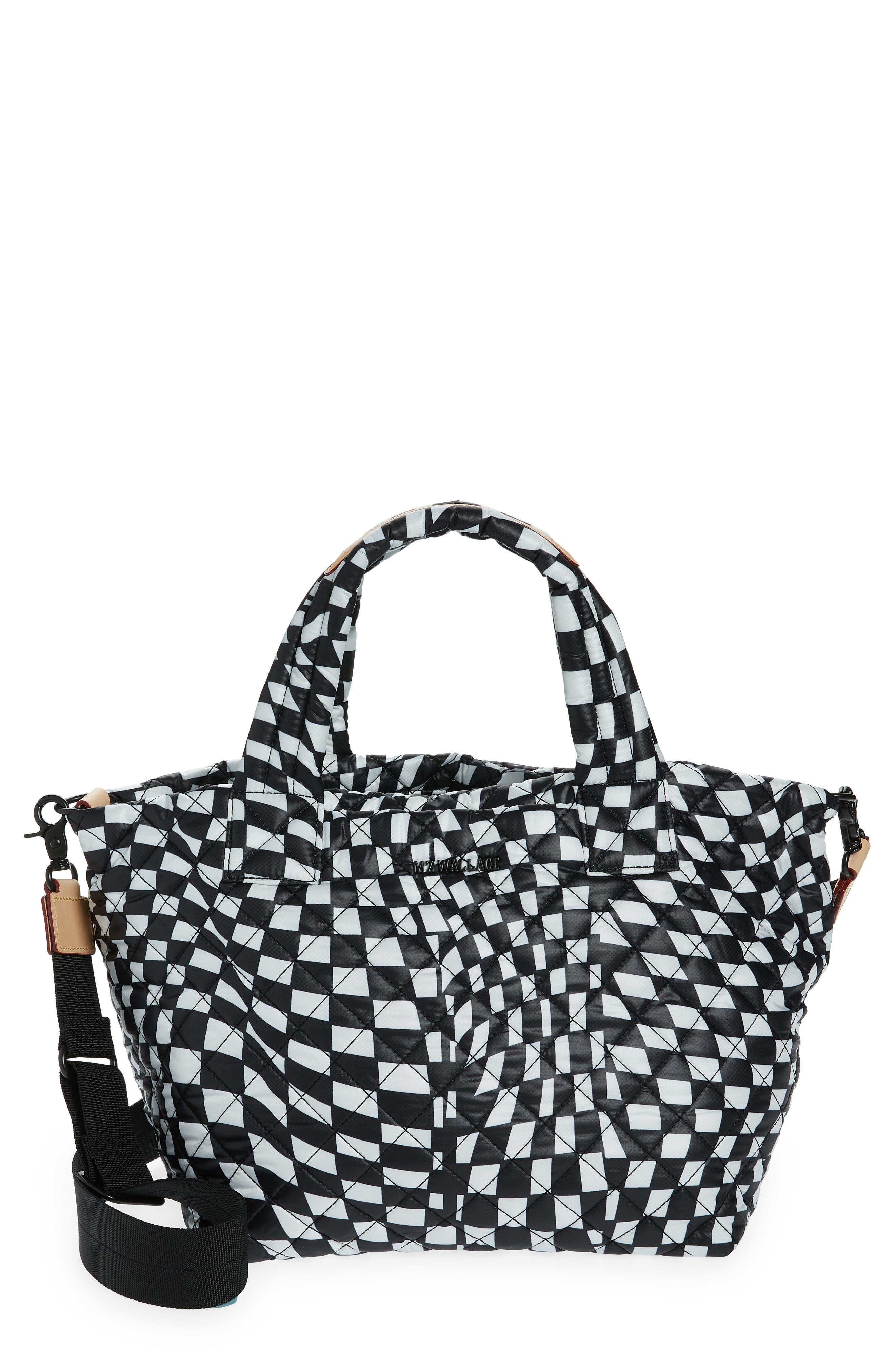 MZ Wallace Small Metro Deluxe Tote in Black | Lyst