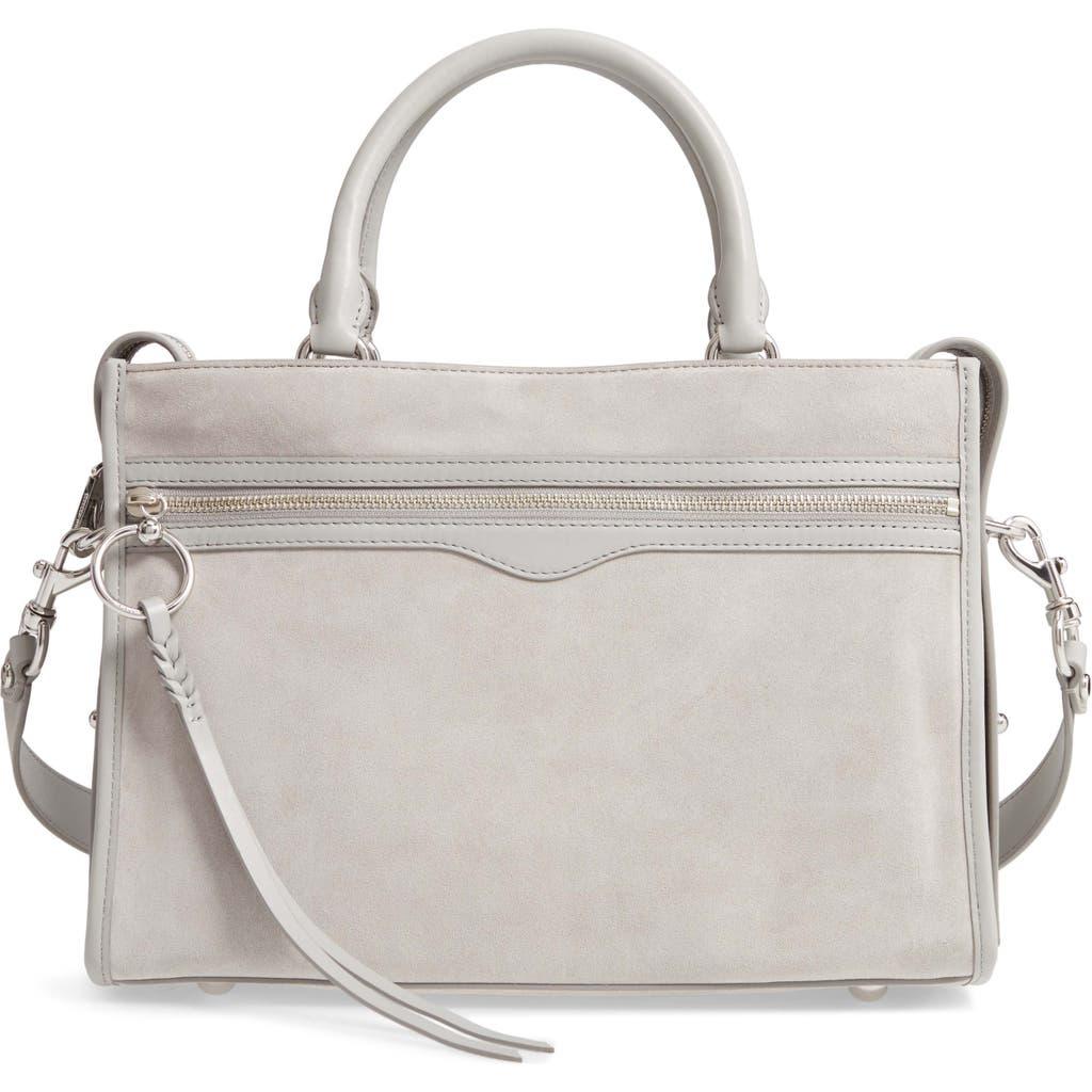 Rebecca Minkoff Bedford Suede Satchel in Gray Lyst