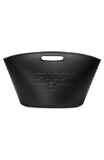 gucci rubber bucket tote