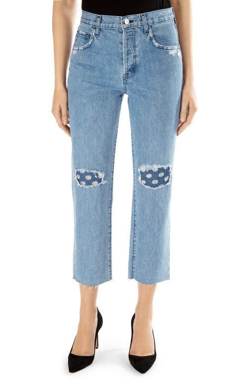 J Brand （ジェイブランド・ジェーブランド） SELENA MID RISE CROP BOOT Blanc ブーツカットデニム J brand ジーンズ セレナ クロップド デニム 水色 selena - メルカリ