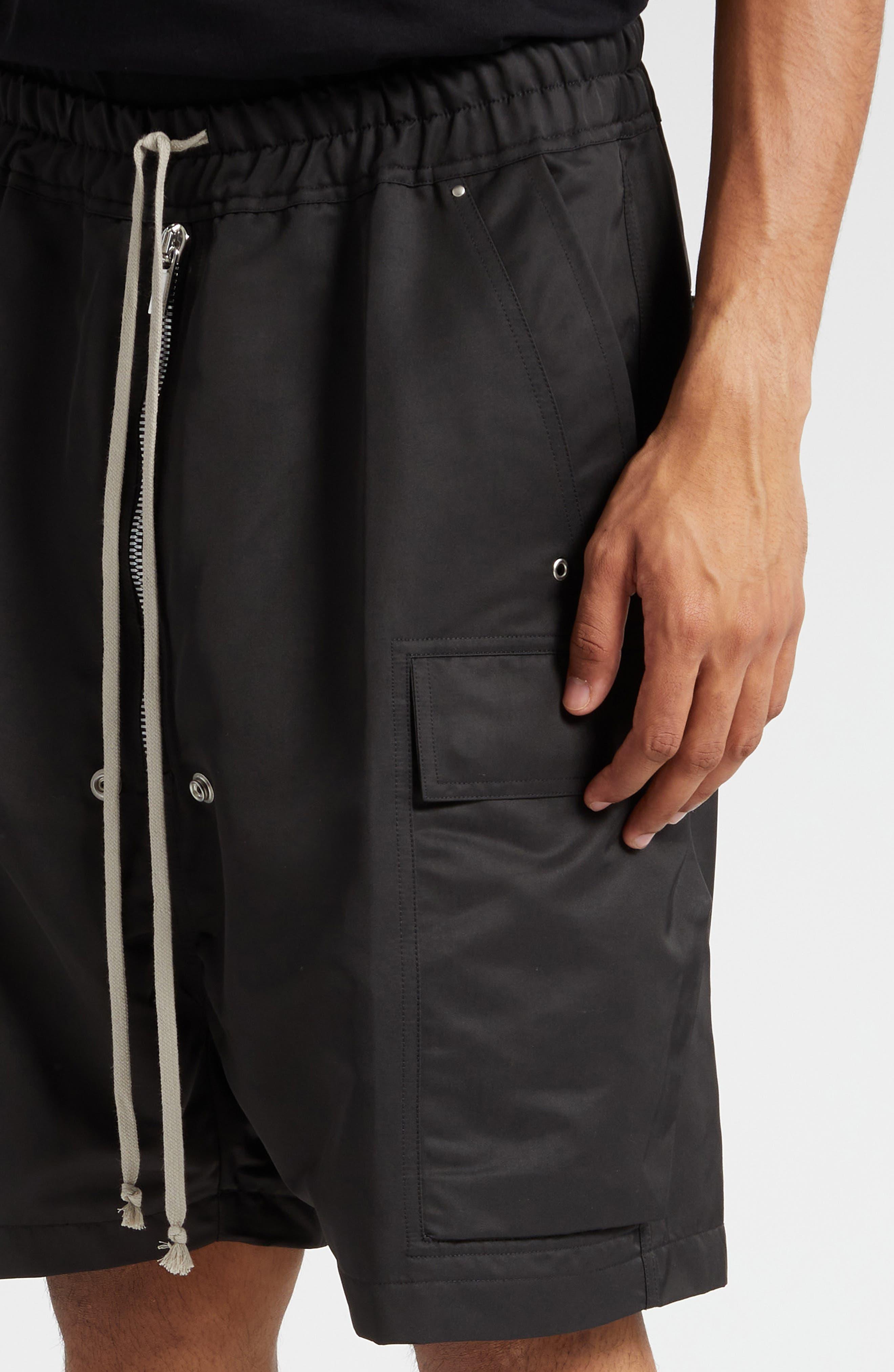 Rick Owens Cargobela Shorts in Black for Men | Lyst