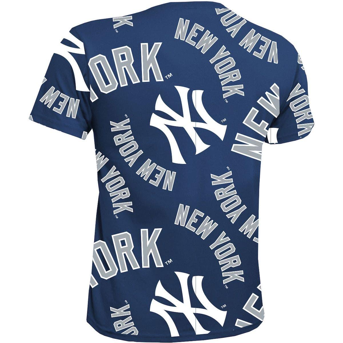 Stitches Men's Navy, Gray New York Yankees Team Pullover Hoodie
