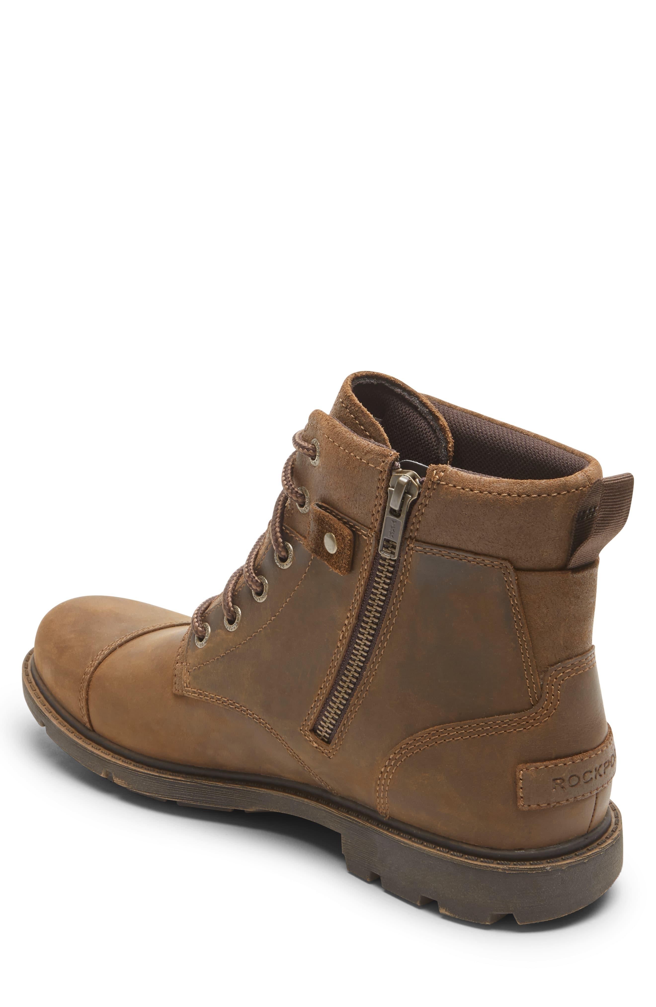 Rockport Rugged Bucks Ii Waterproof Plain Toe Boot in Brown for Men - Lyst