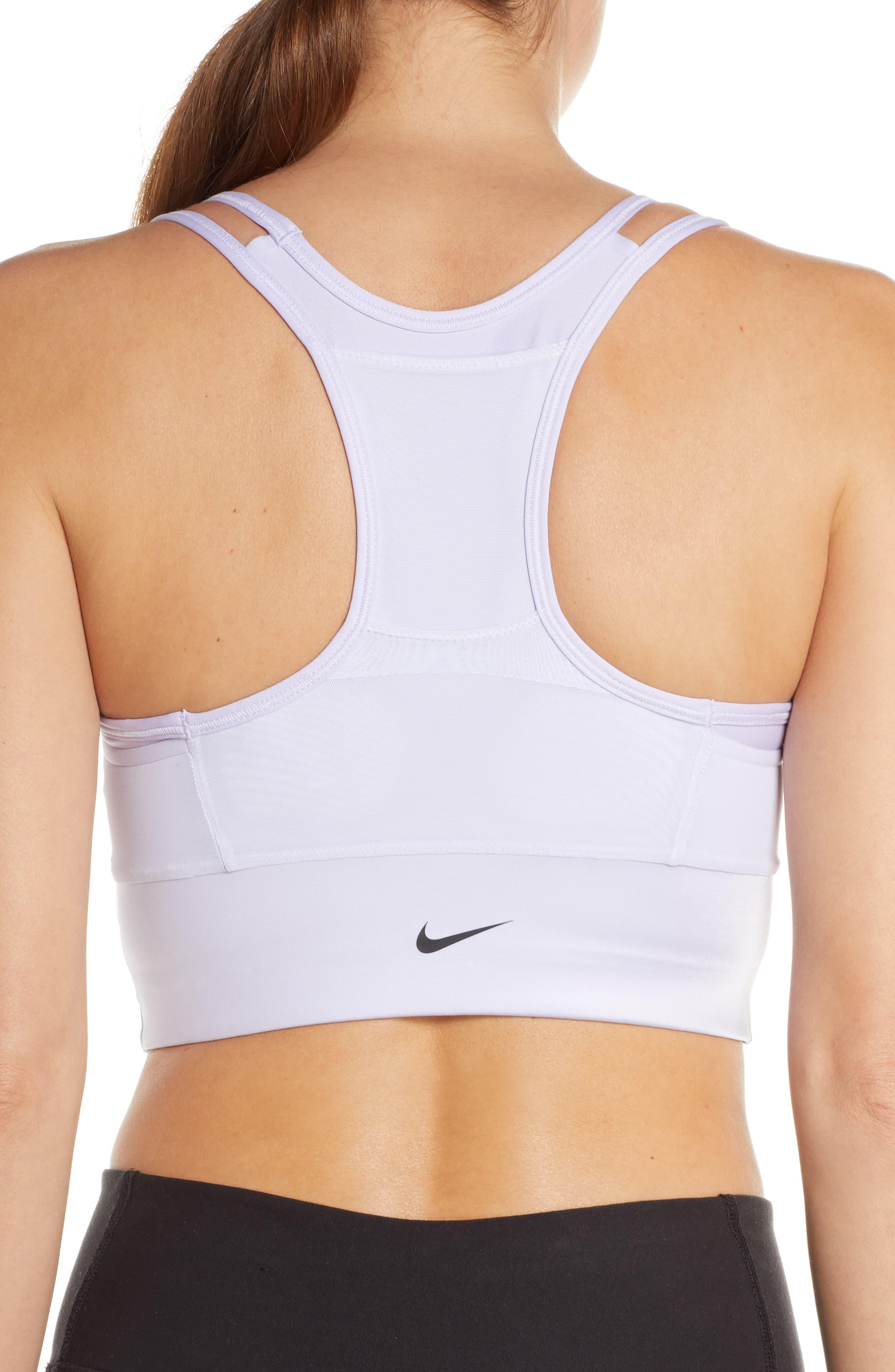 nike swoosh pocket bra