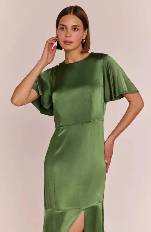 sienna cap sleeve long dress Hire Sienna Cap Sleeve Dress | Moss And Spy
