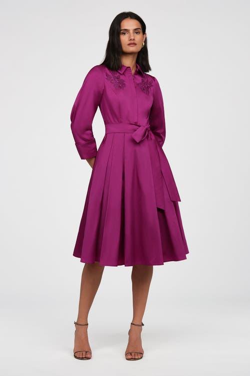 shirt dress purple Peru Shirt Dress- Purple
