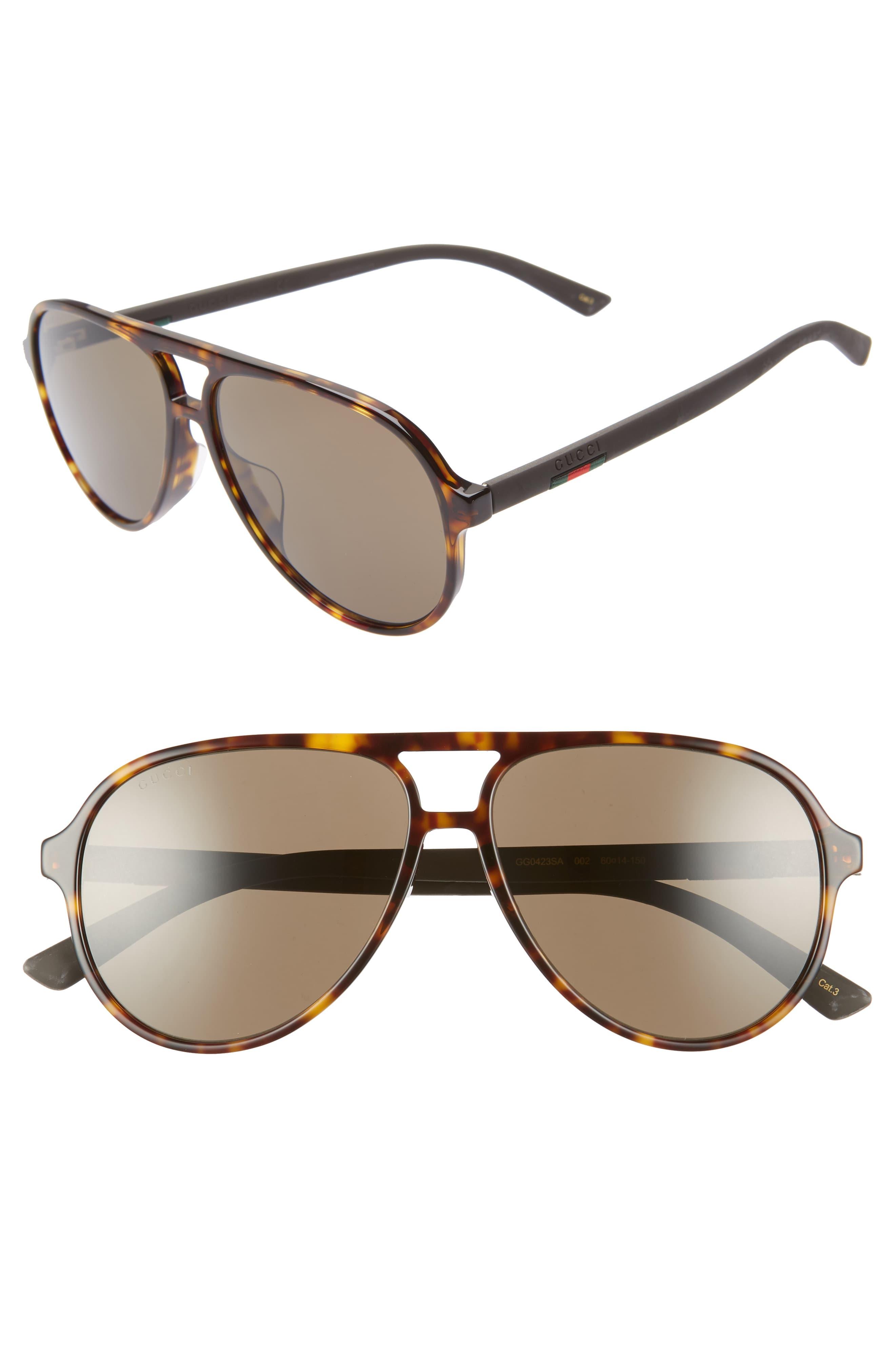 gucci dark havana sunglasses