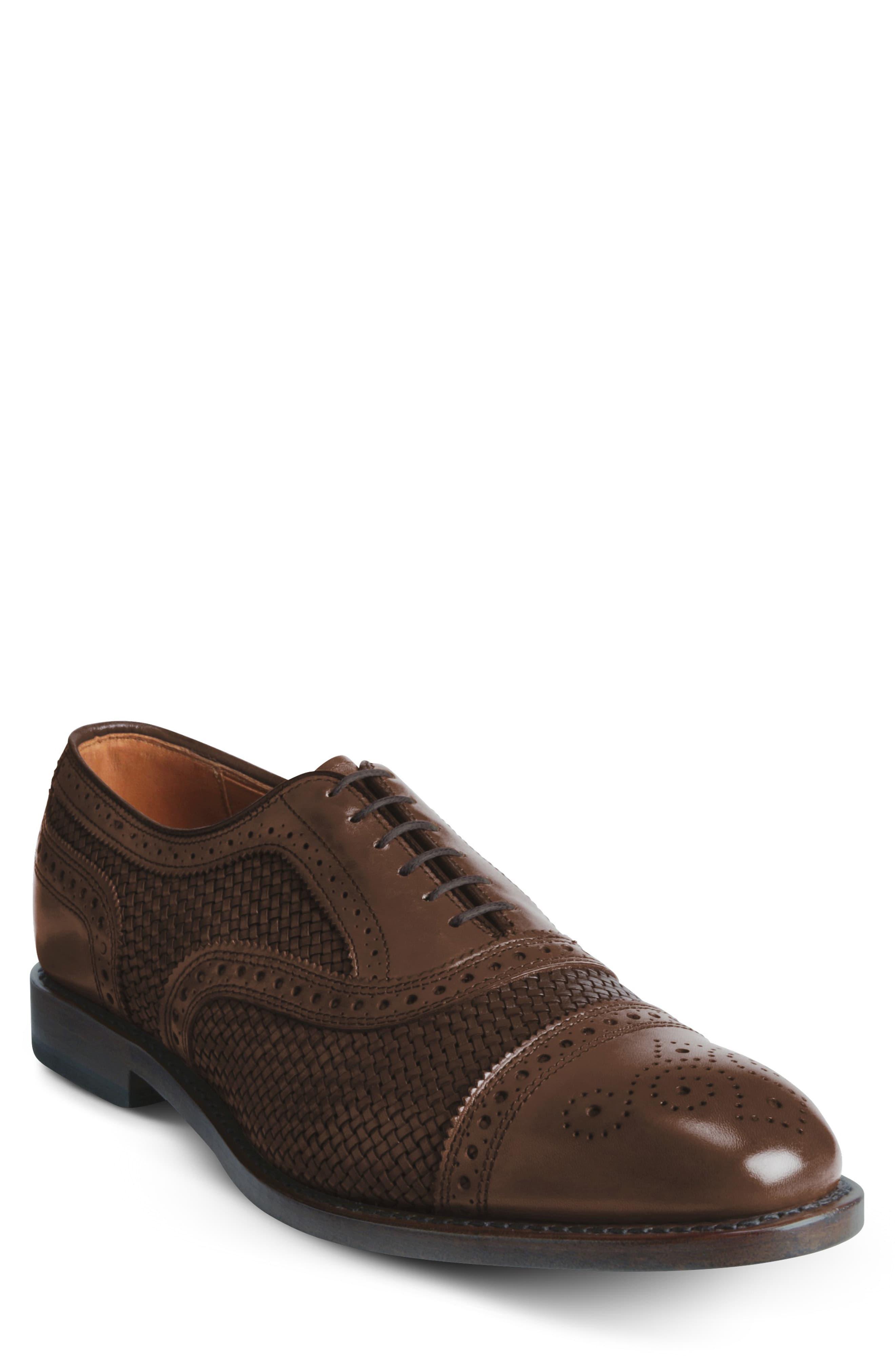 allen edmonds dark brown