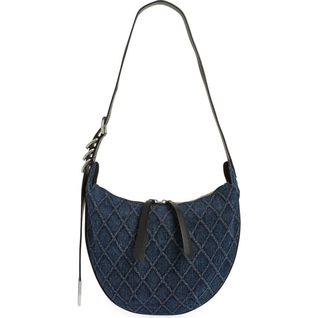 Rag & Bone Mini Spire Denim Hobo Bag in Blue | Lyst