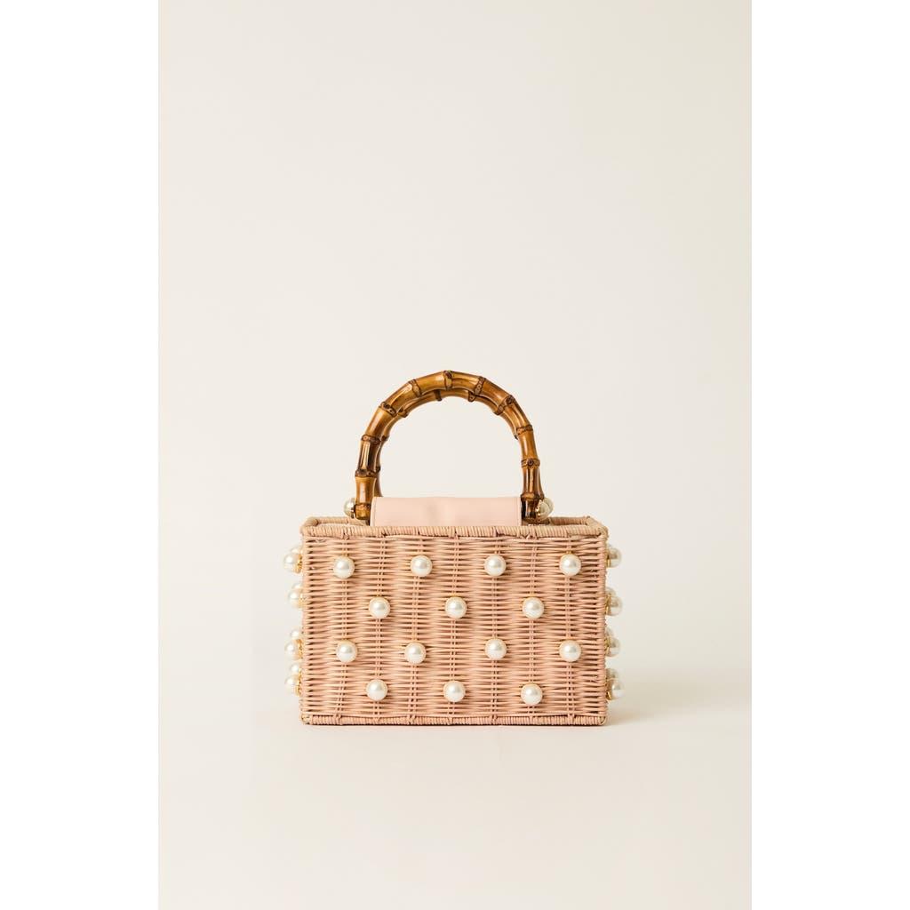 【BTB Los Angeles】Uri ラフィア パール バケットかごバッグ BTB Los Angeles Bags for Women | Online Sale up to 62% off