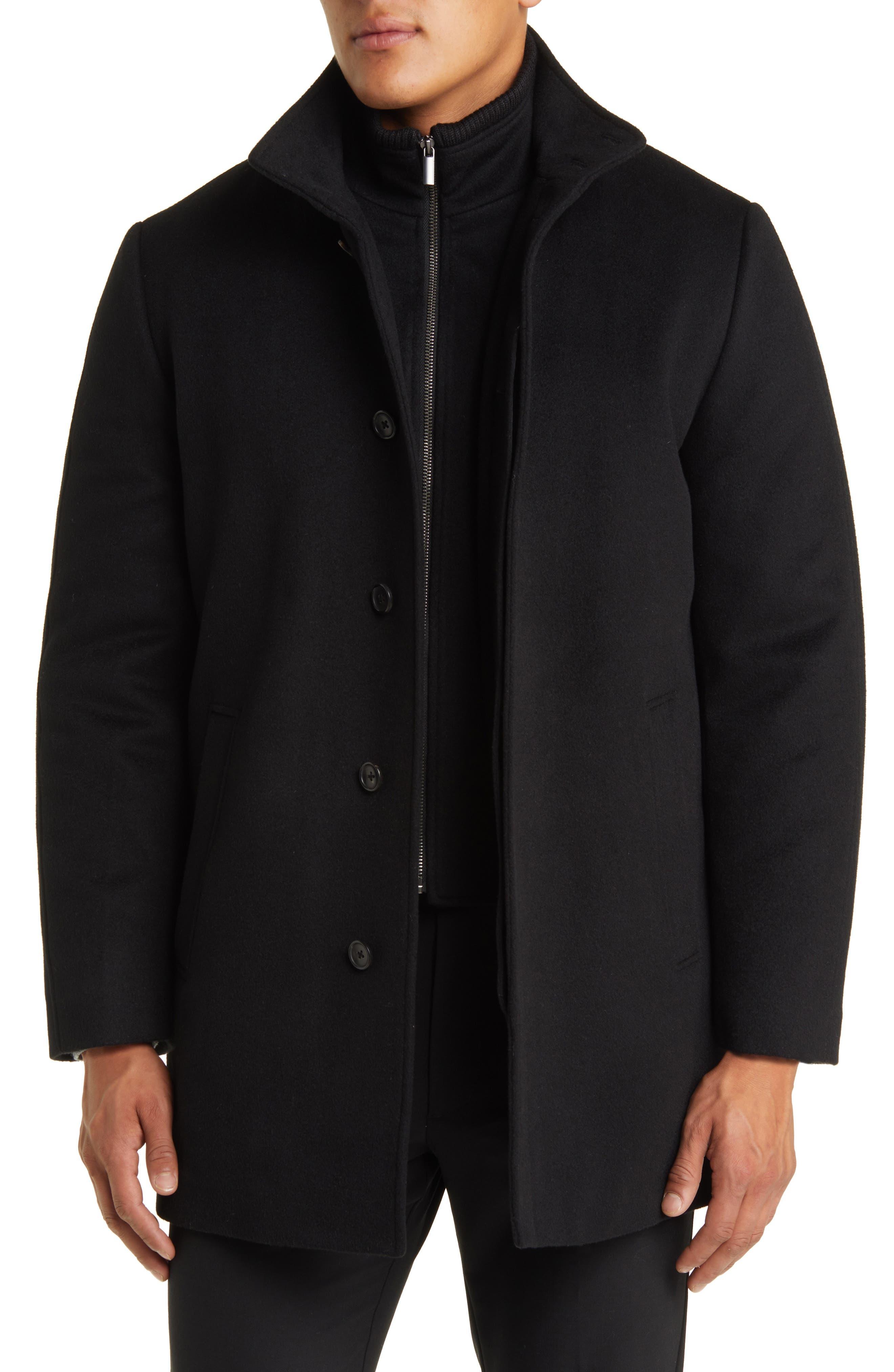 Mens insulated wool coat cheap