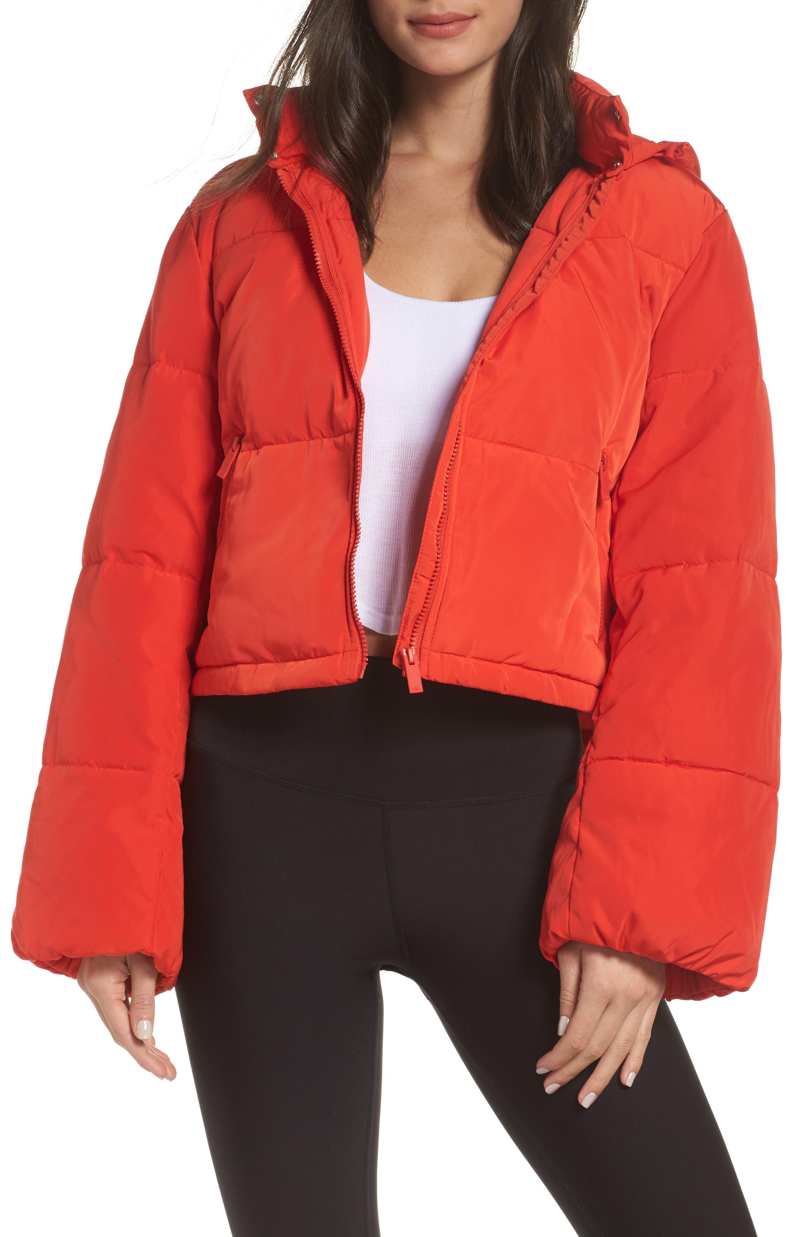 alo yoga puffer jacket