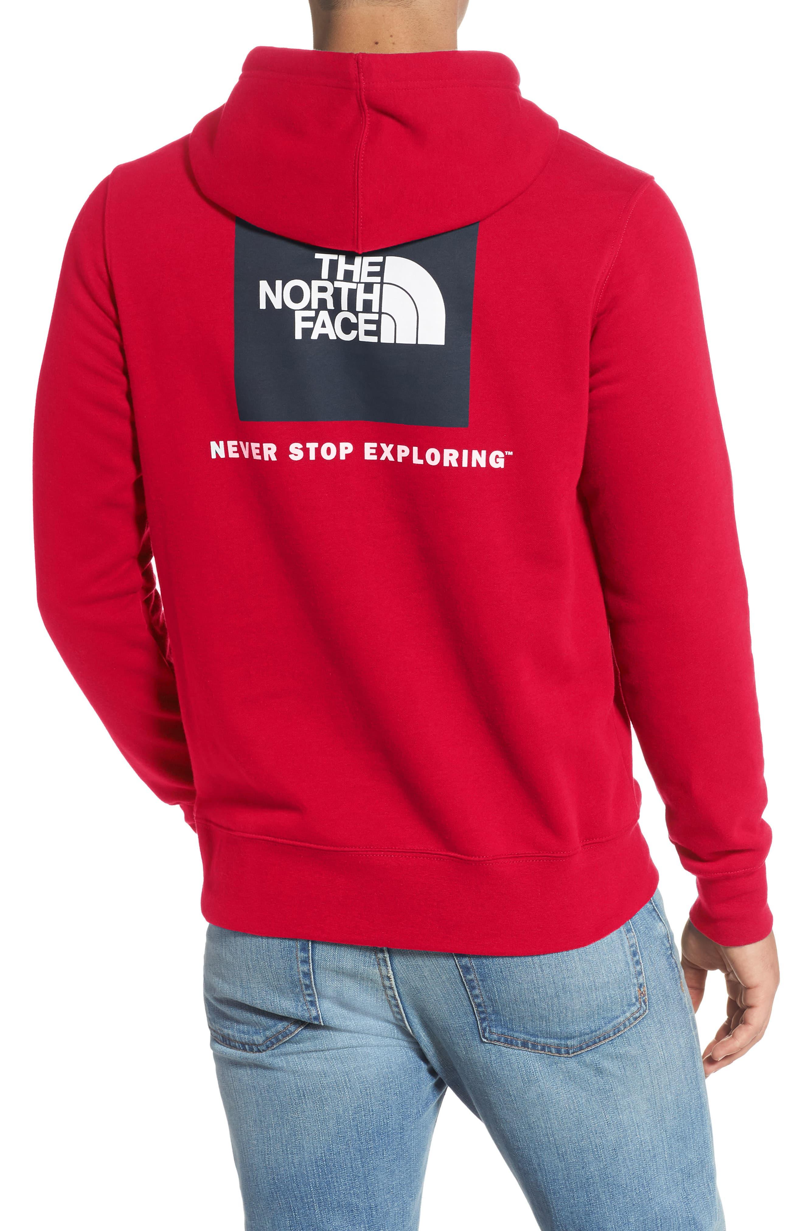 The North Face Cotton Red Box Hoodie for Men - Lyst