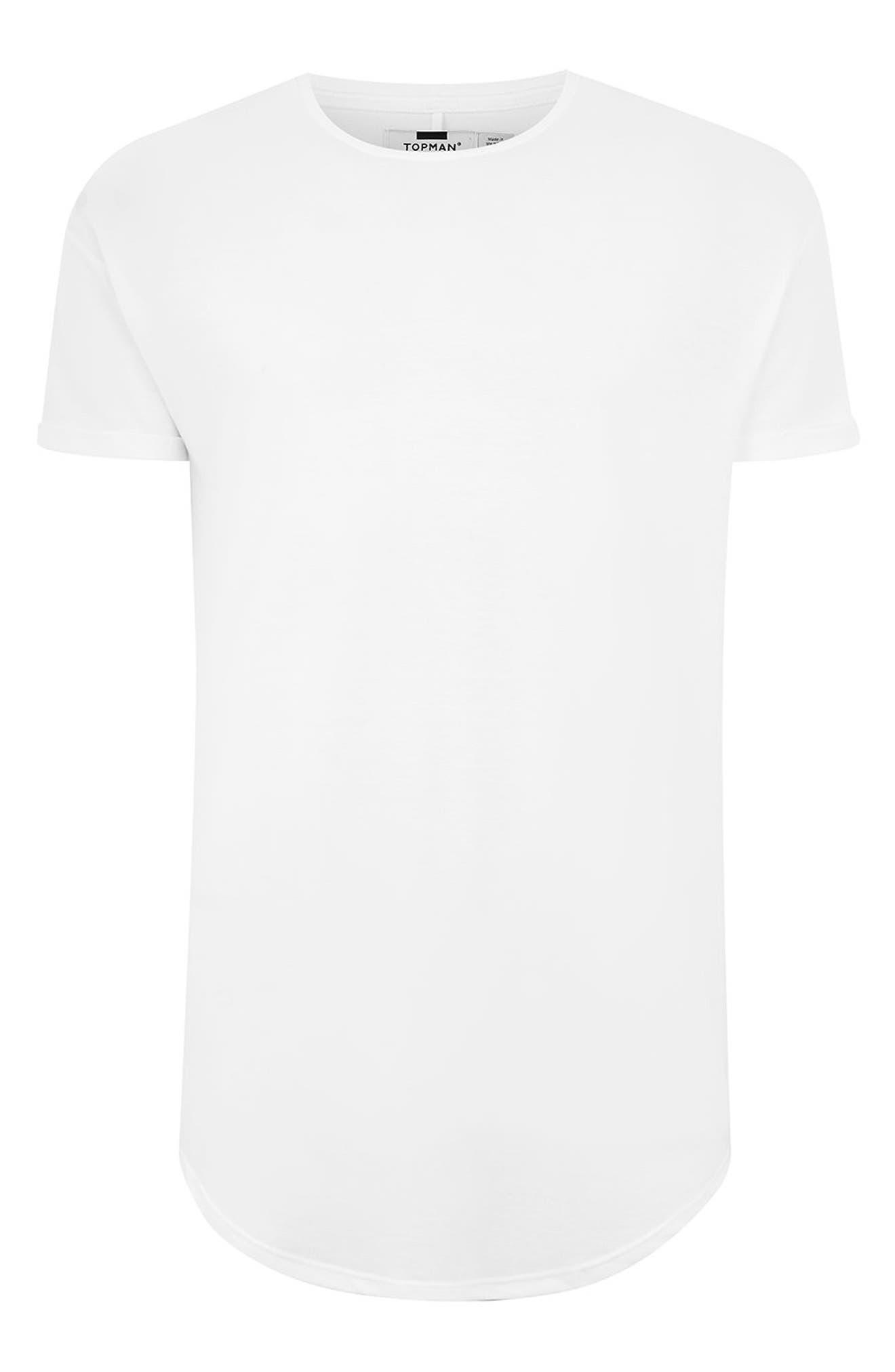 topman plain white t shirt