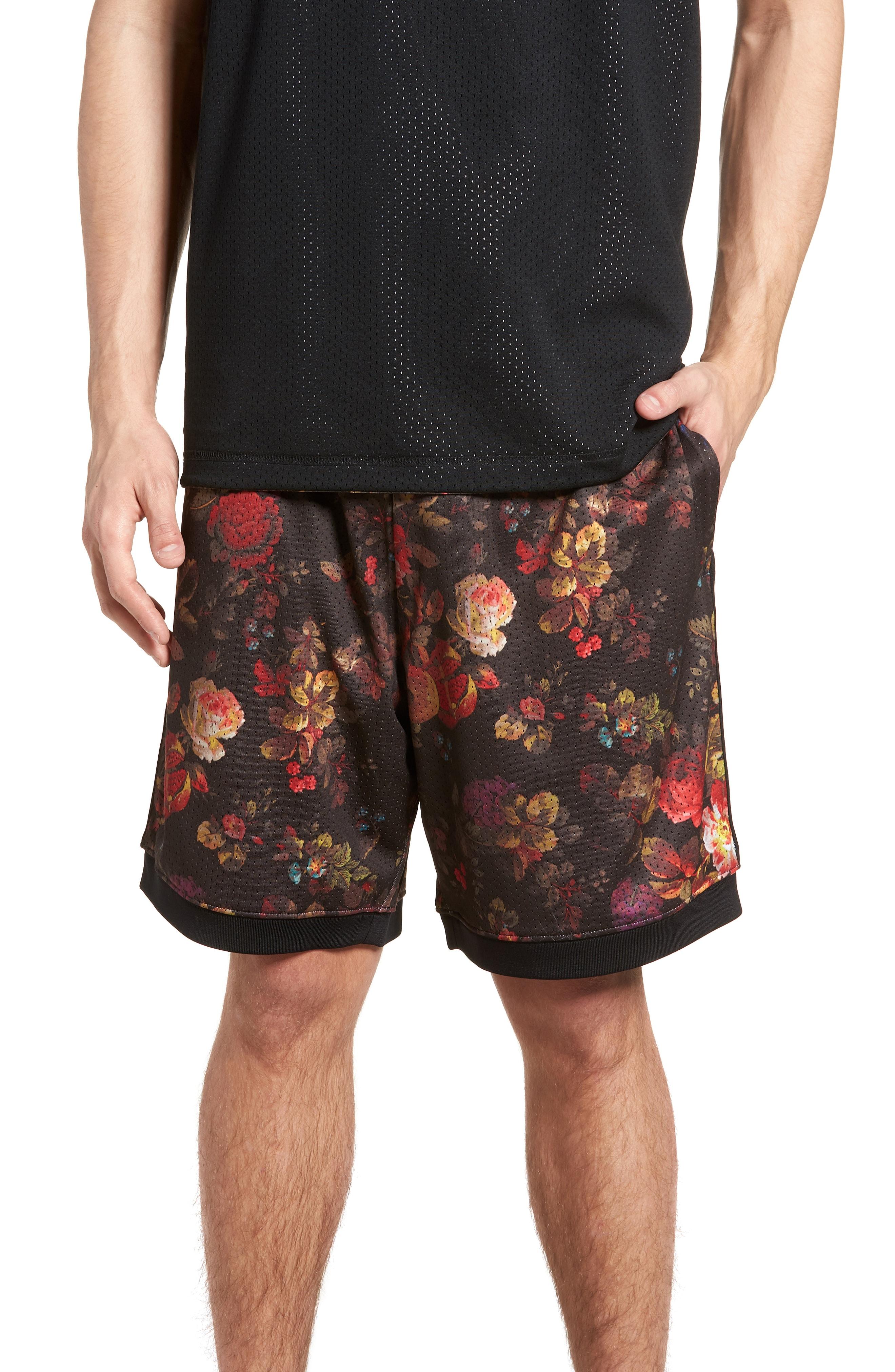 nike shorts floral