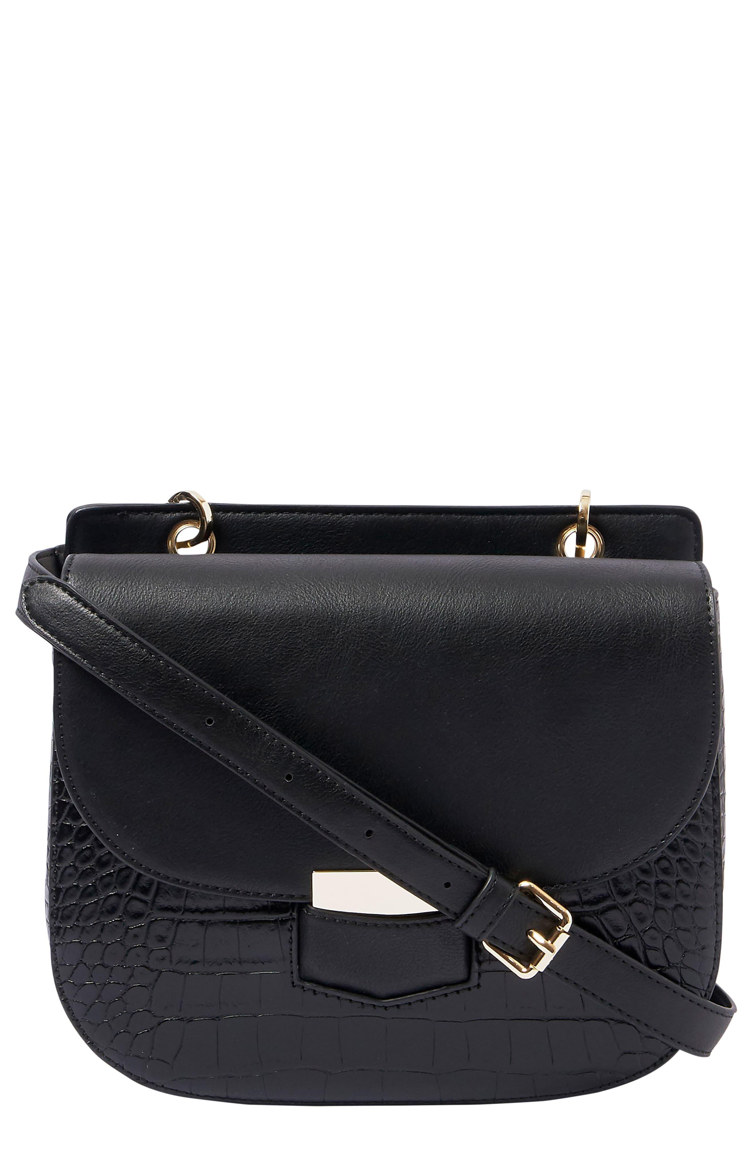 Urban Originals Darling Baby Croc Embossed Vegan Leather Crossbody Bag