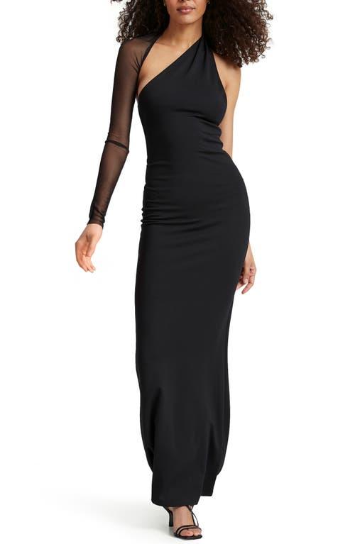 One Shoulder Nordstrom Black Long Dress Black Dress Betsy And Adam