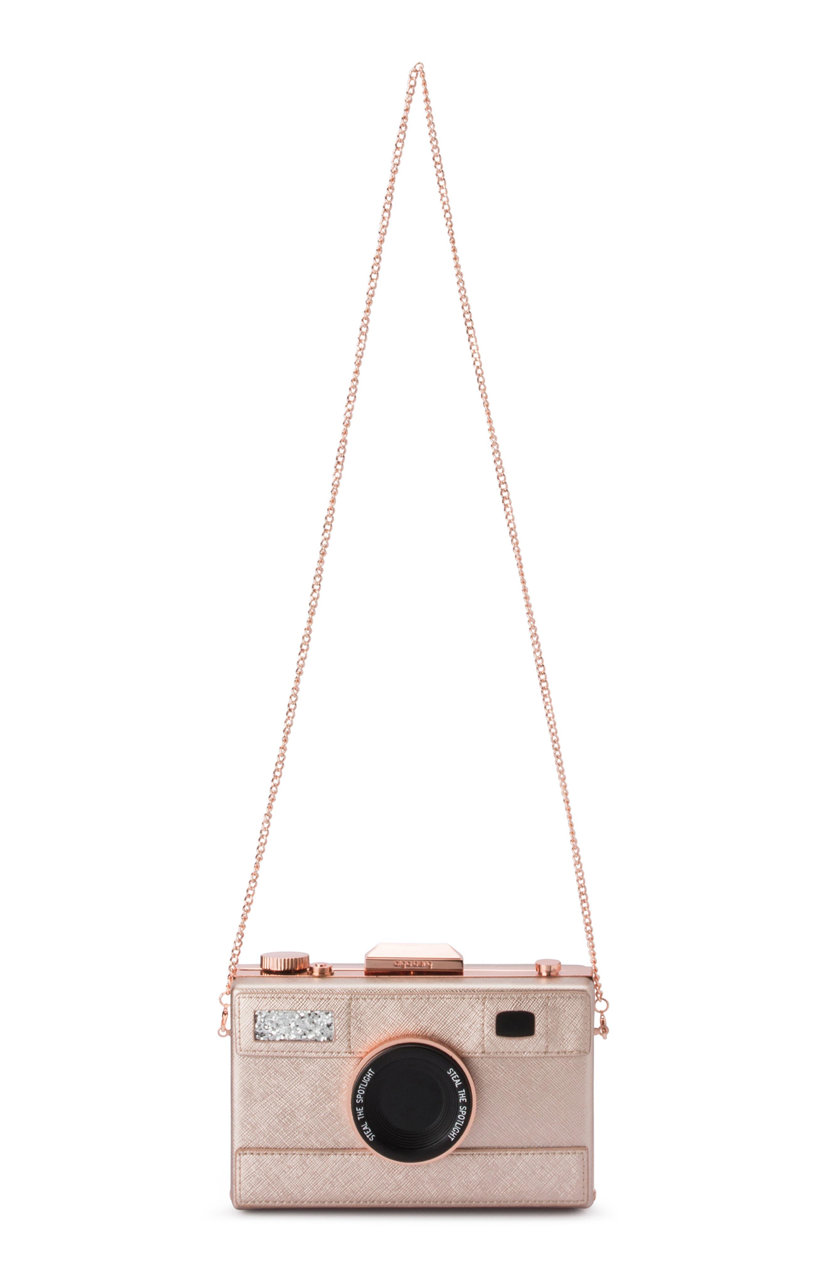 OLGA BERG Madelyn Camera Clutch in Pink | Lyst