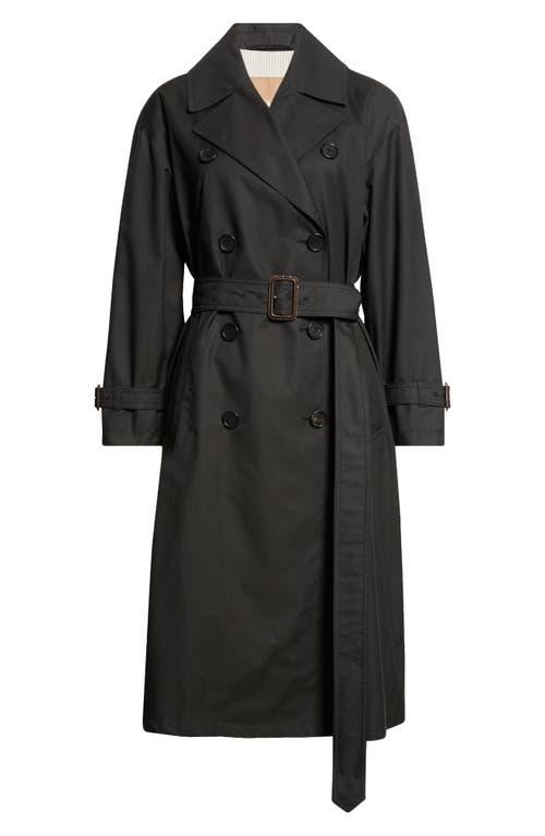 トレンチコート MAX MARA BLACK LONG TRENCH IN SABLE Max Mara Trench coats for Women | Online Sale up to 51% off