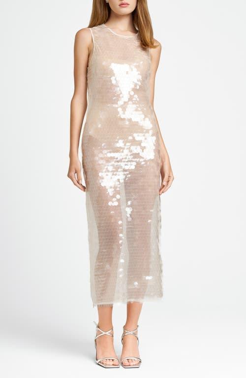 mademoiselle sleeveless sequin midi dress Hire Mademouselle Midi Dress | Bronx and Banco