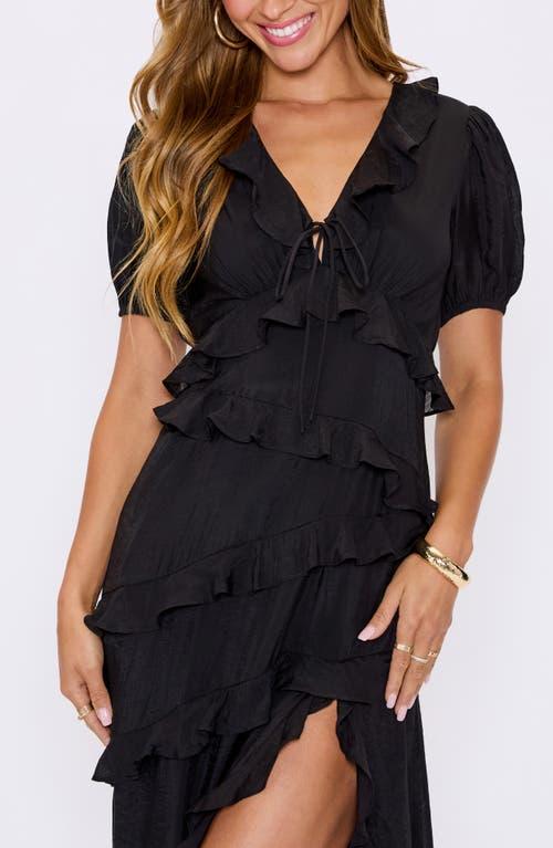 vici black dress Immeasurable Joy Embroidered Mesh Maxi Dress – VICI main image 0