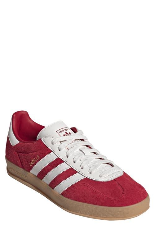 adidas gazelle silver green womens adidas Gazelle Indoor Shoes - Women's - Wonder Mauve / Red / Gum main image 1