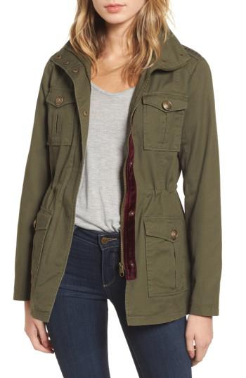 Steve Madden Military Jacket in Olive (Green) - Lyst