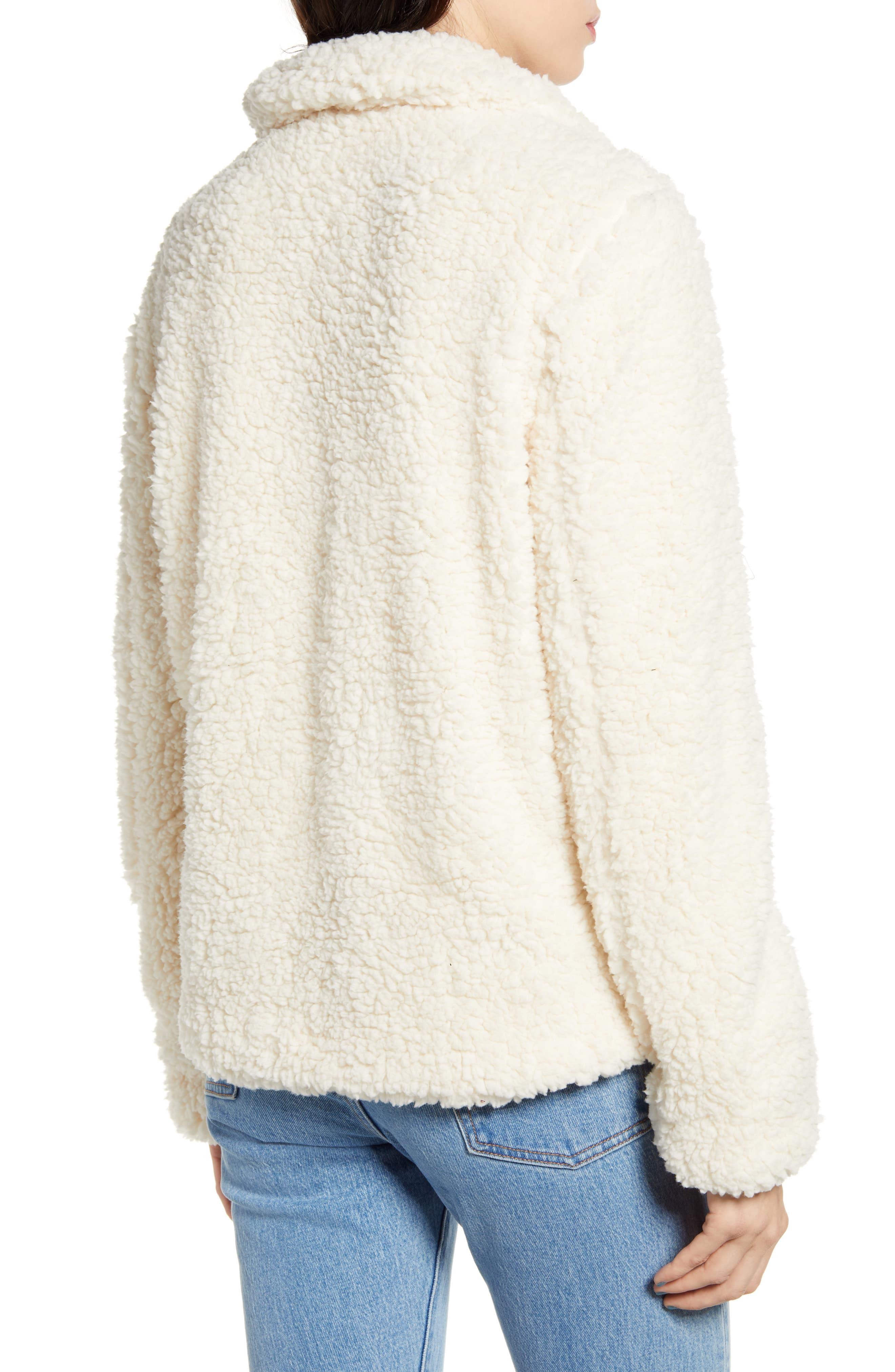 Thread & Supply Sherpa Coat in Cream