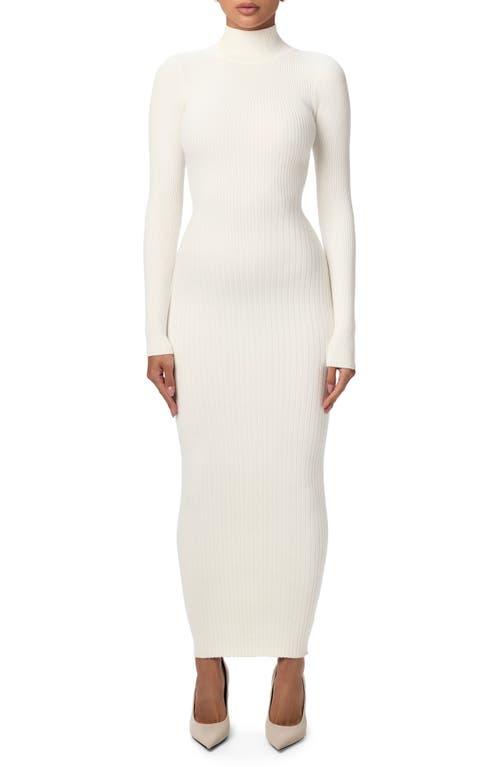 strapless open back dress Knit Off-Shoulder Sweater Maxi Dress main image 1