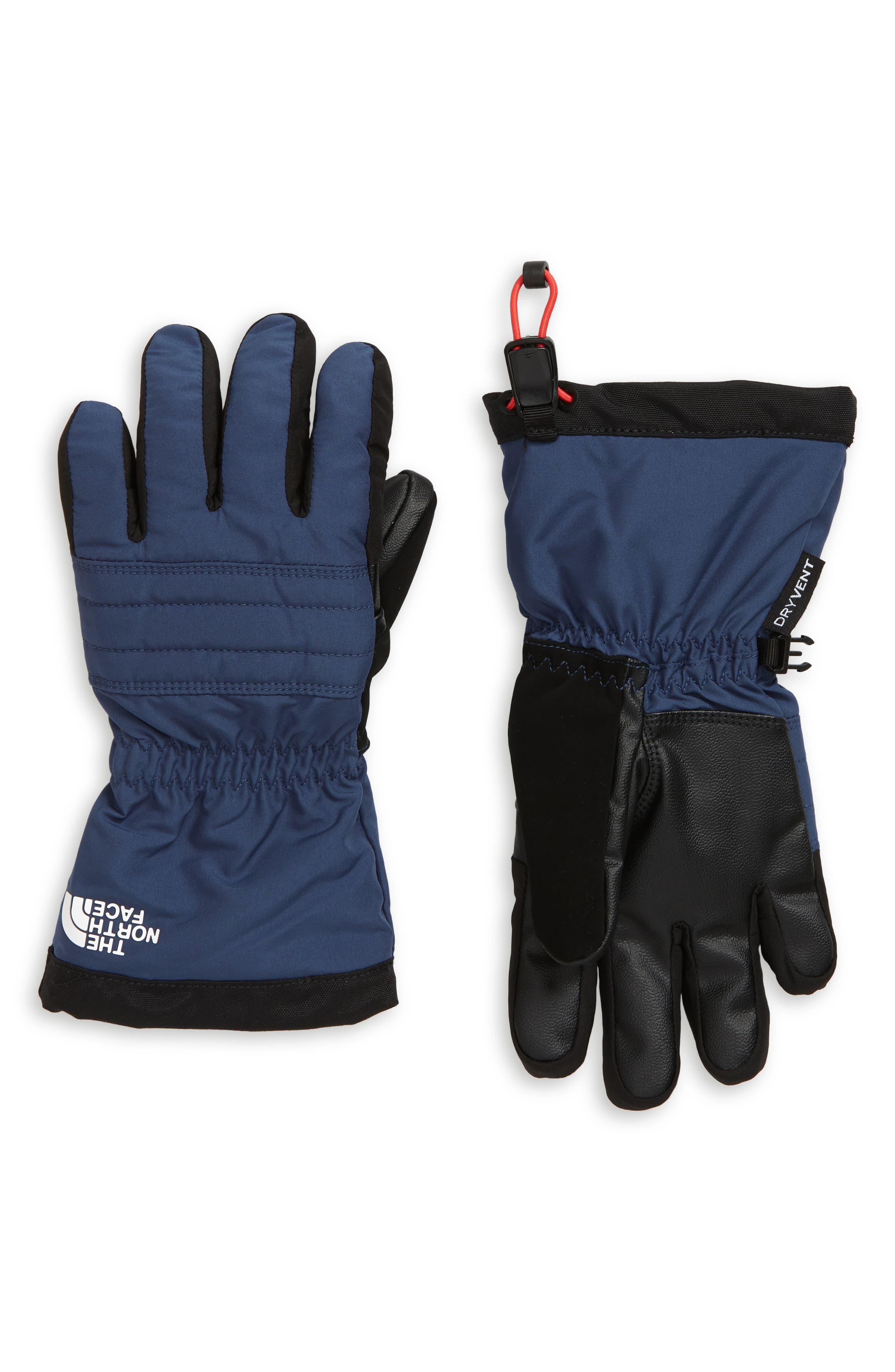 north face kids ski gloves