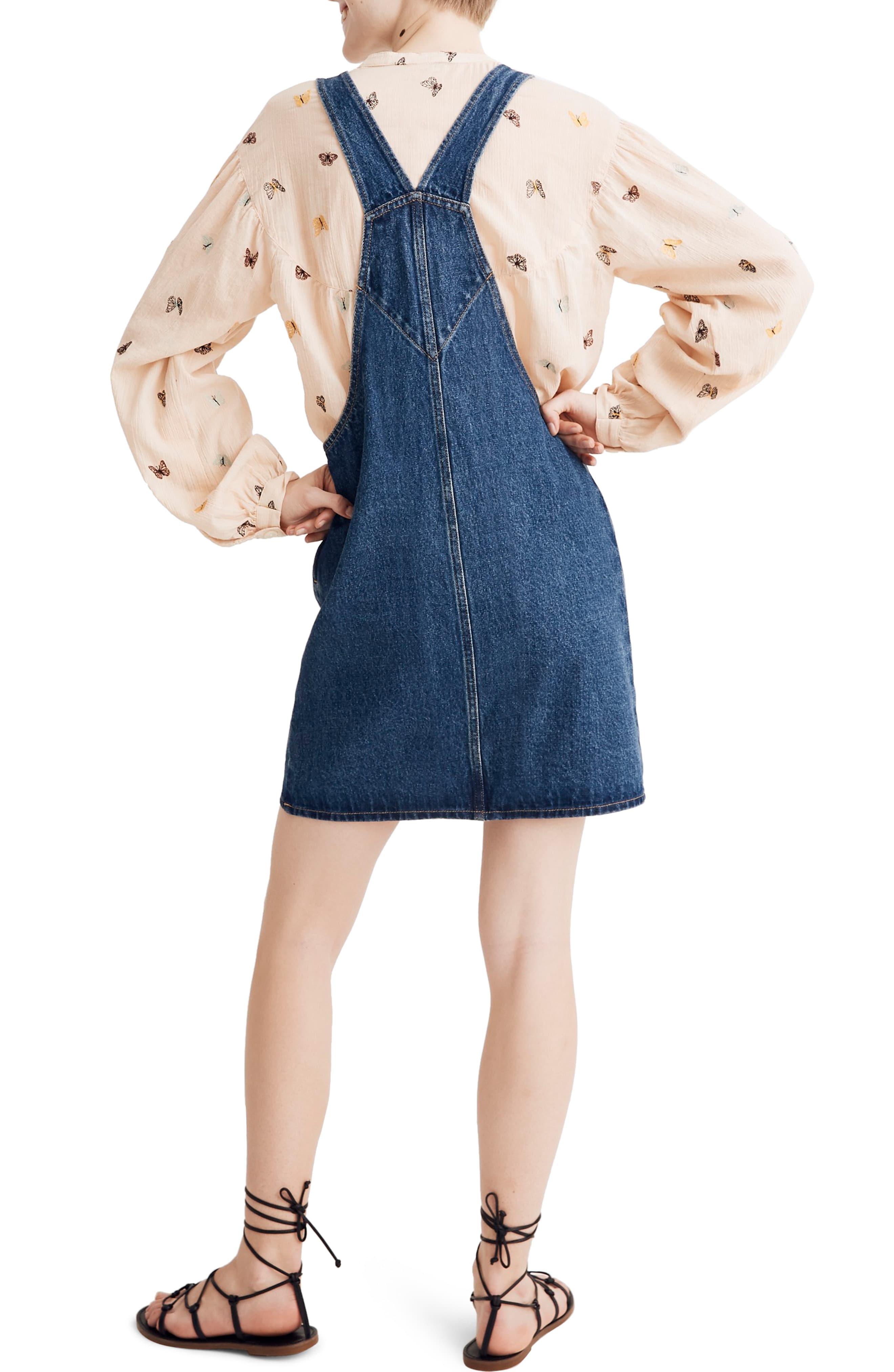 Madewell overall dress sales