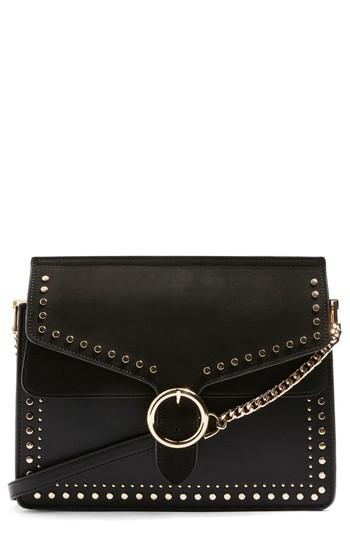 topshop peony studded shoulder bag